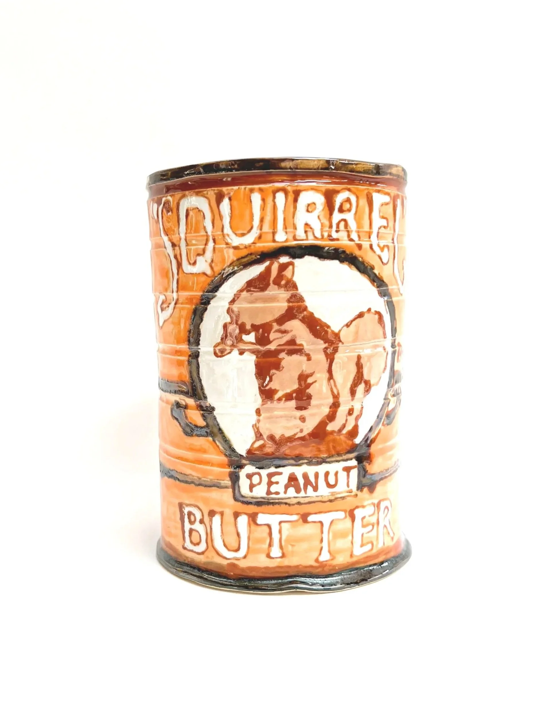 Squirrel Peanut Butter Can