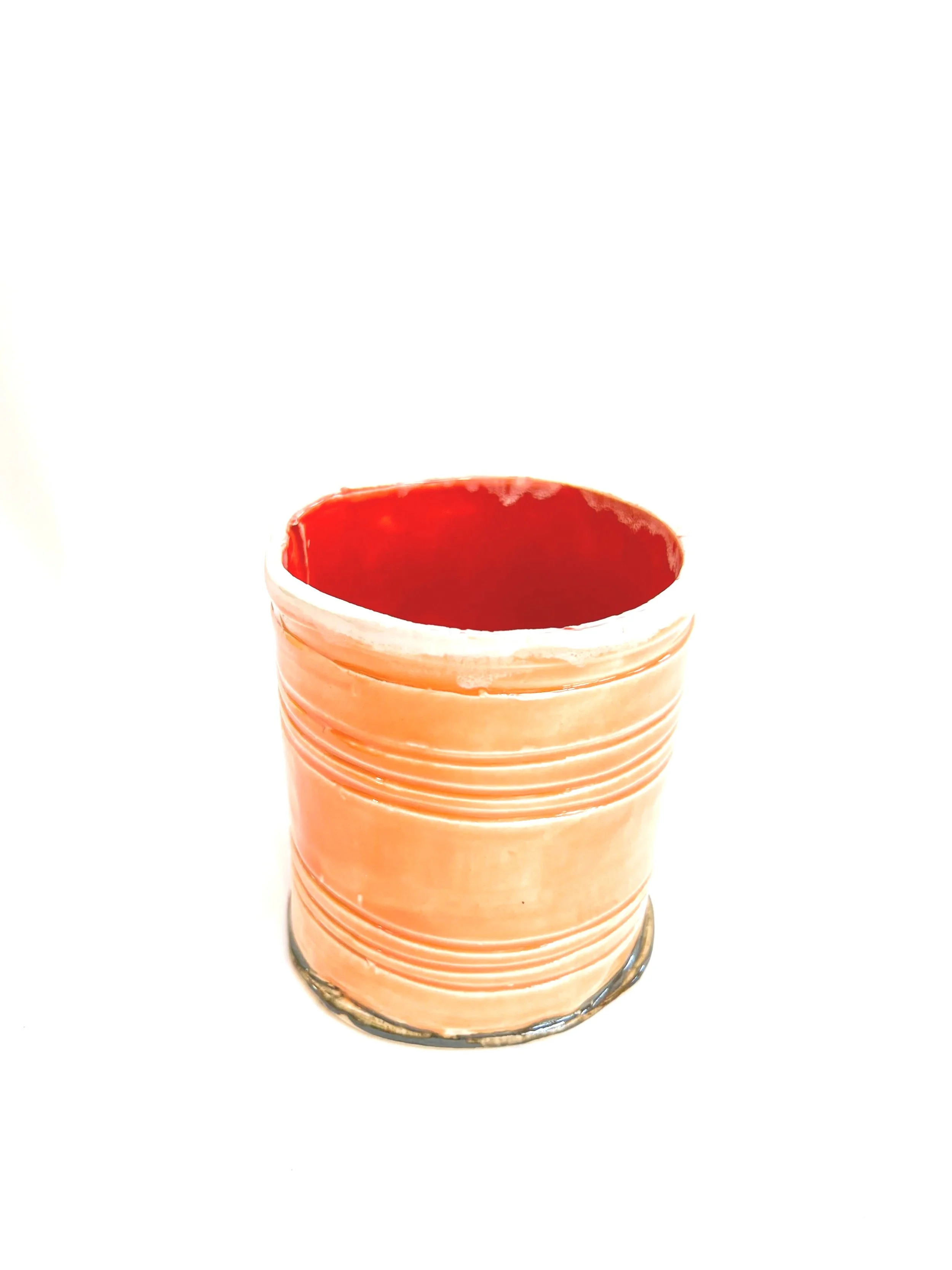 Two-Tone Cans - Orange & Red