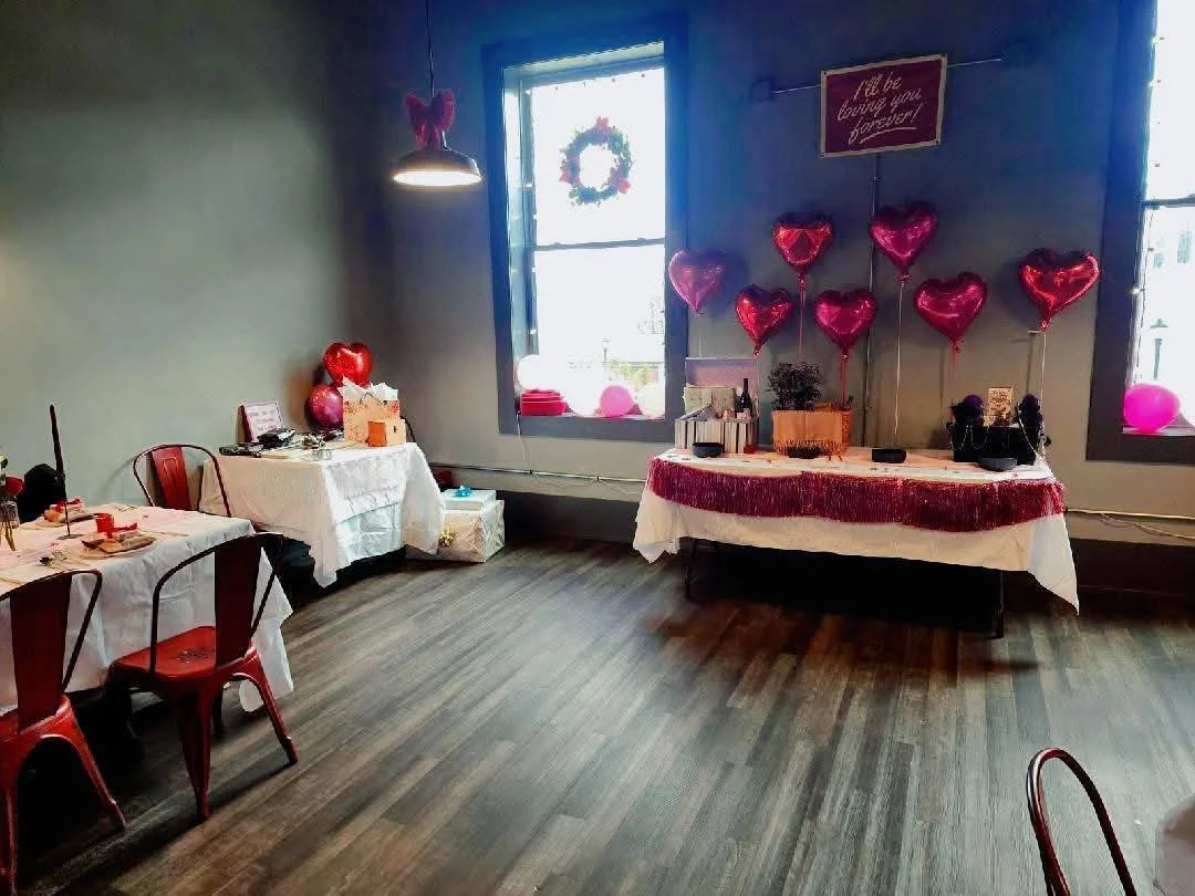 Valentine's Theme Party Set-up