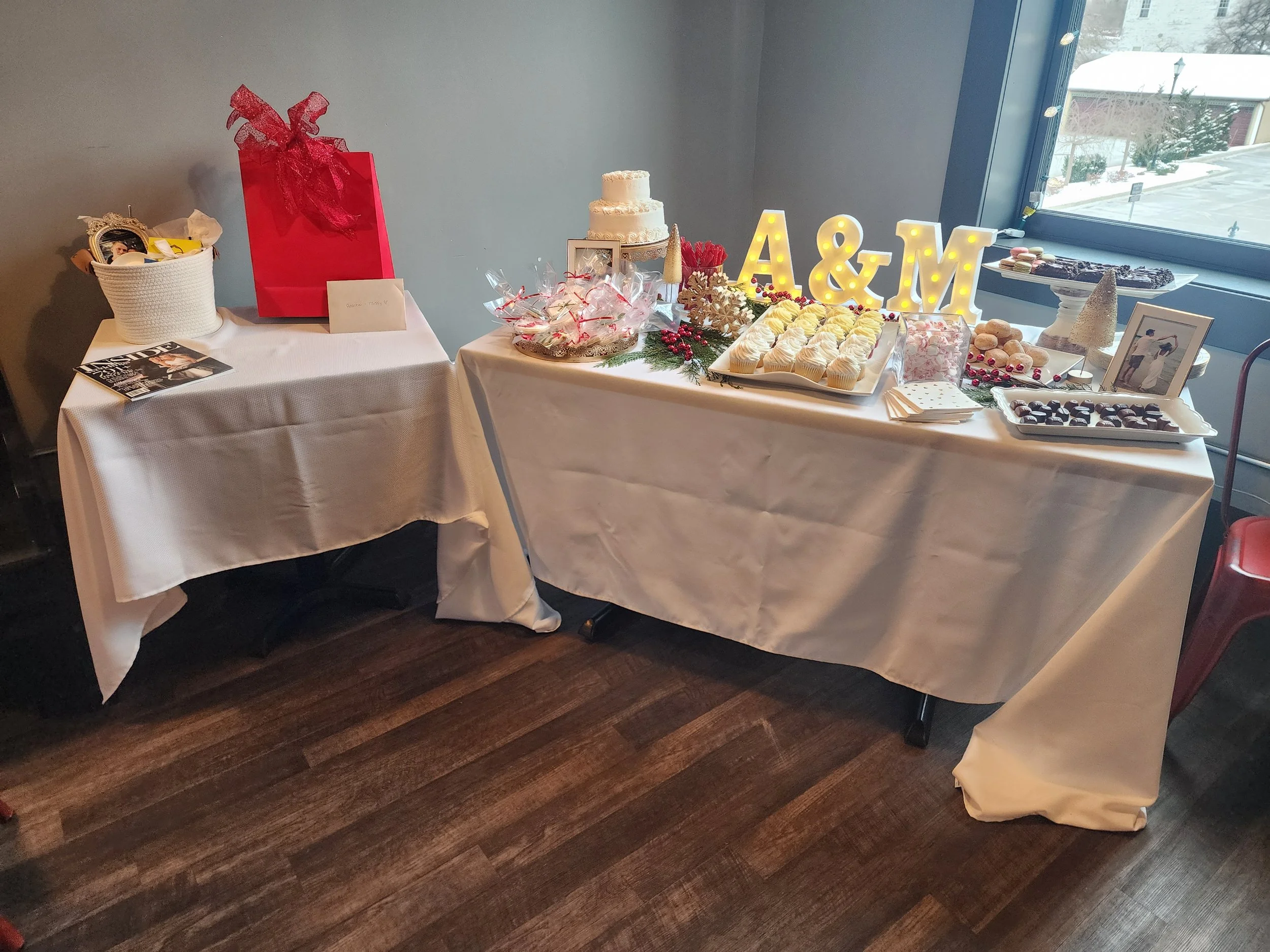 Dessert & Present Set-up