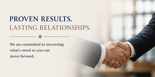 Professional Debt Recovery Service building lasting client relationships through ethical commercial debt collection and account recovery.