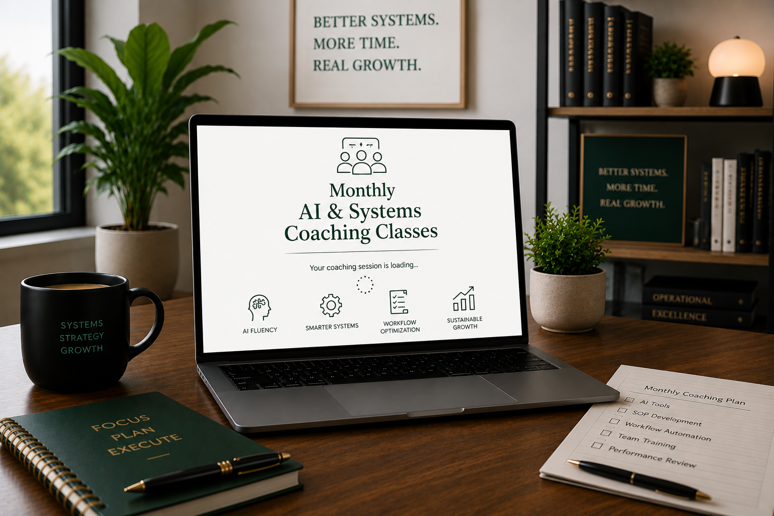 Monthly AI & Systems Coaching- GREEN TIER
