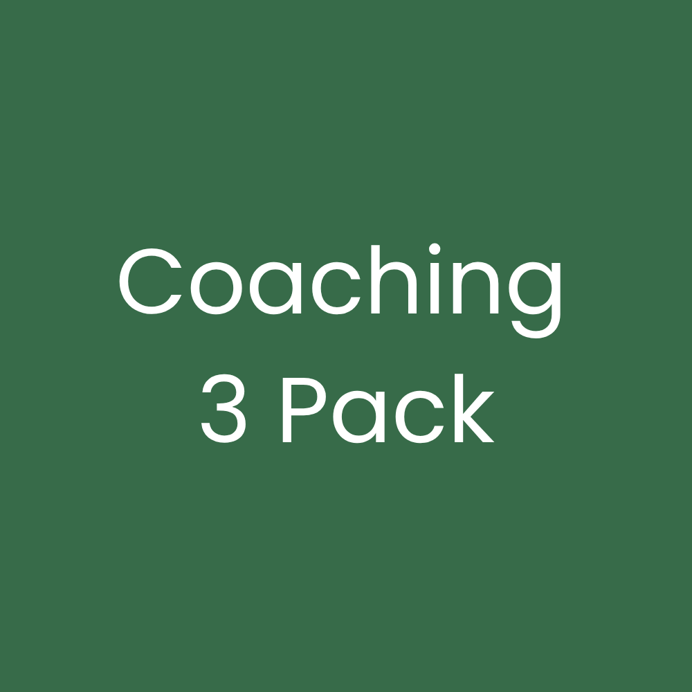 Coaching Session - 3 Pack