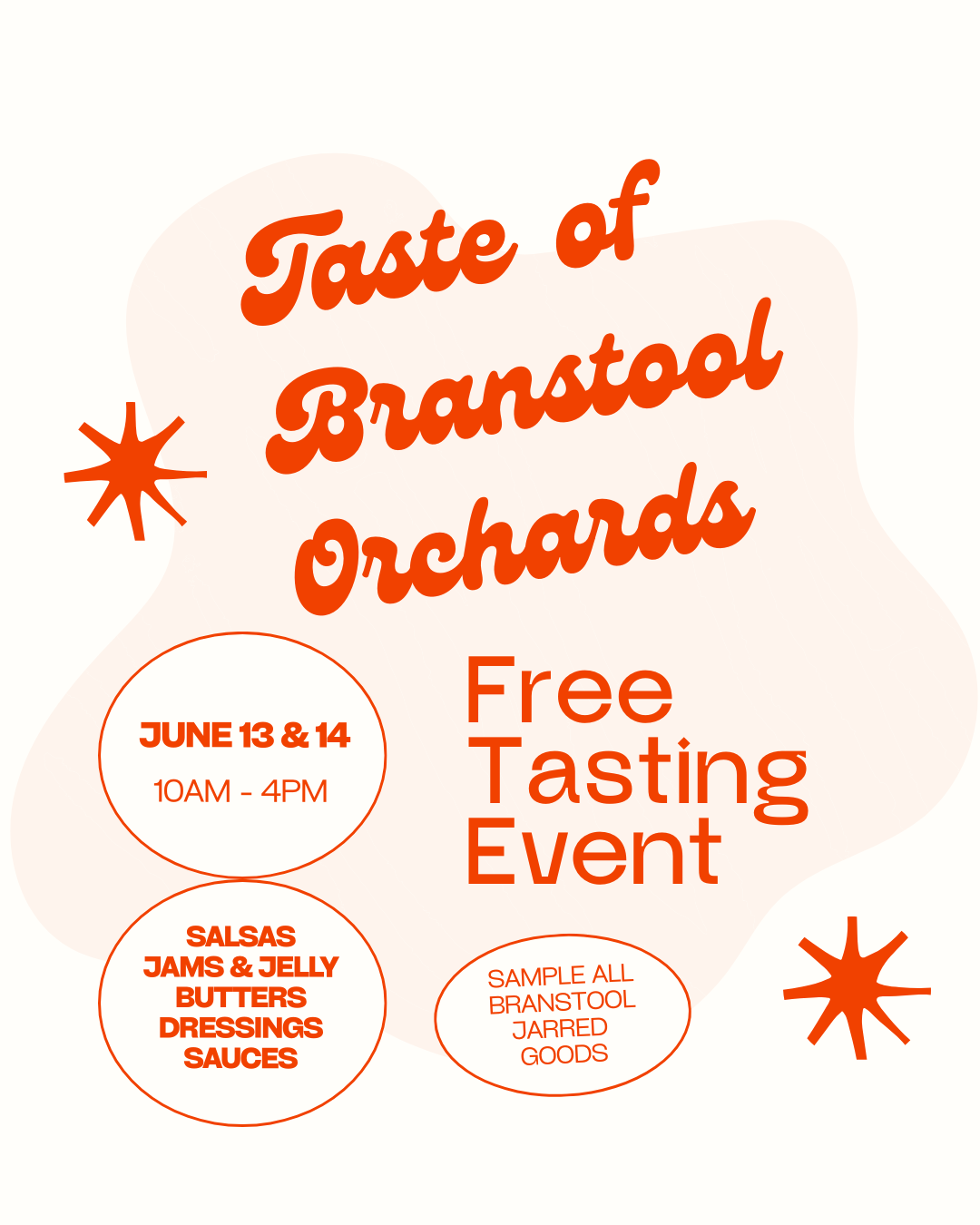 Taste of Branstool Orchards Free Tasting Event