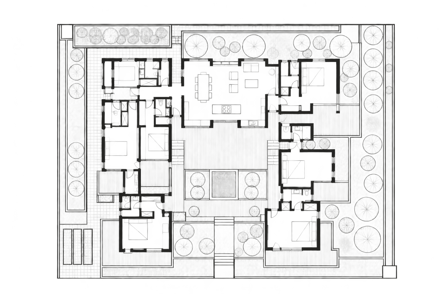 A black object, possibly a digital device or a piece of furniture, with a flat, smooth surface, and some faint markings or shadows on it.