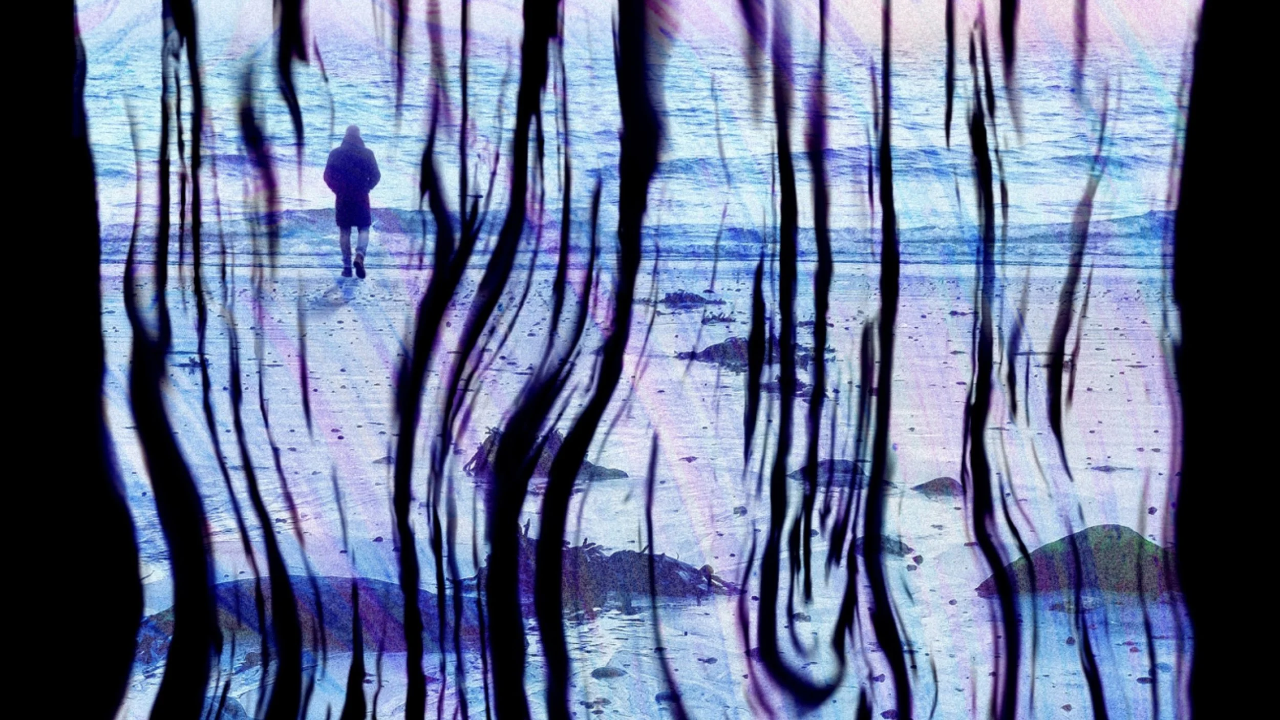 Man standing on beach