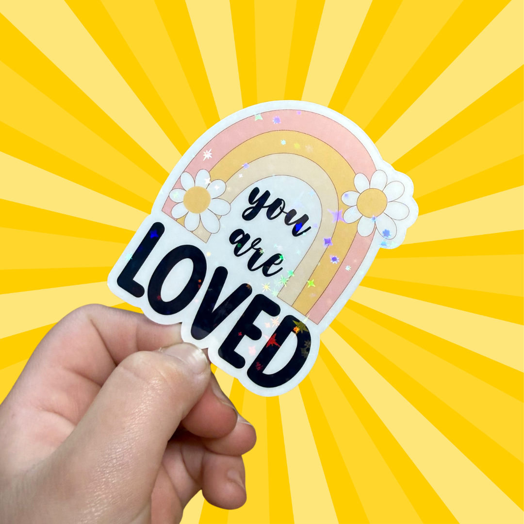 You are loved (Boho Rainbow)