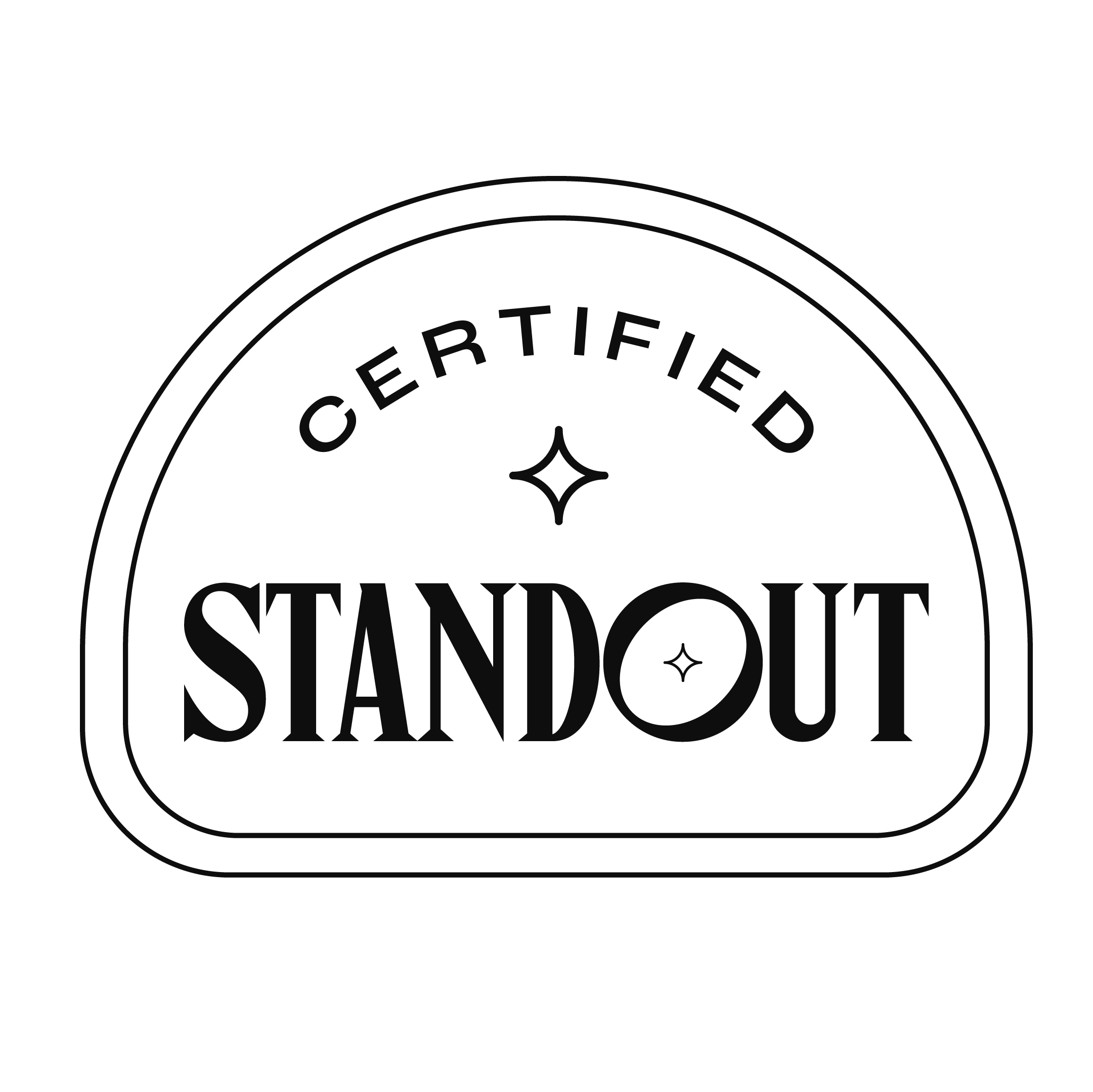 Julianne Baron's Standout Squarespace certification badge