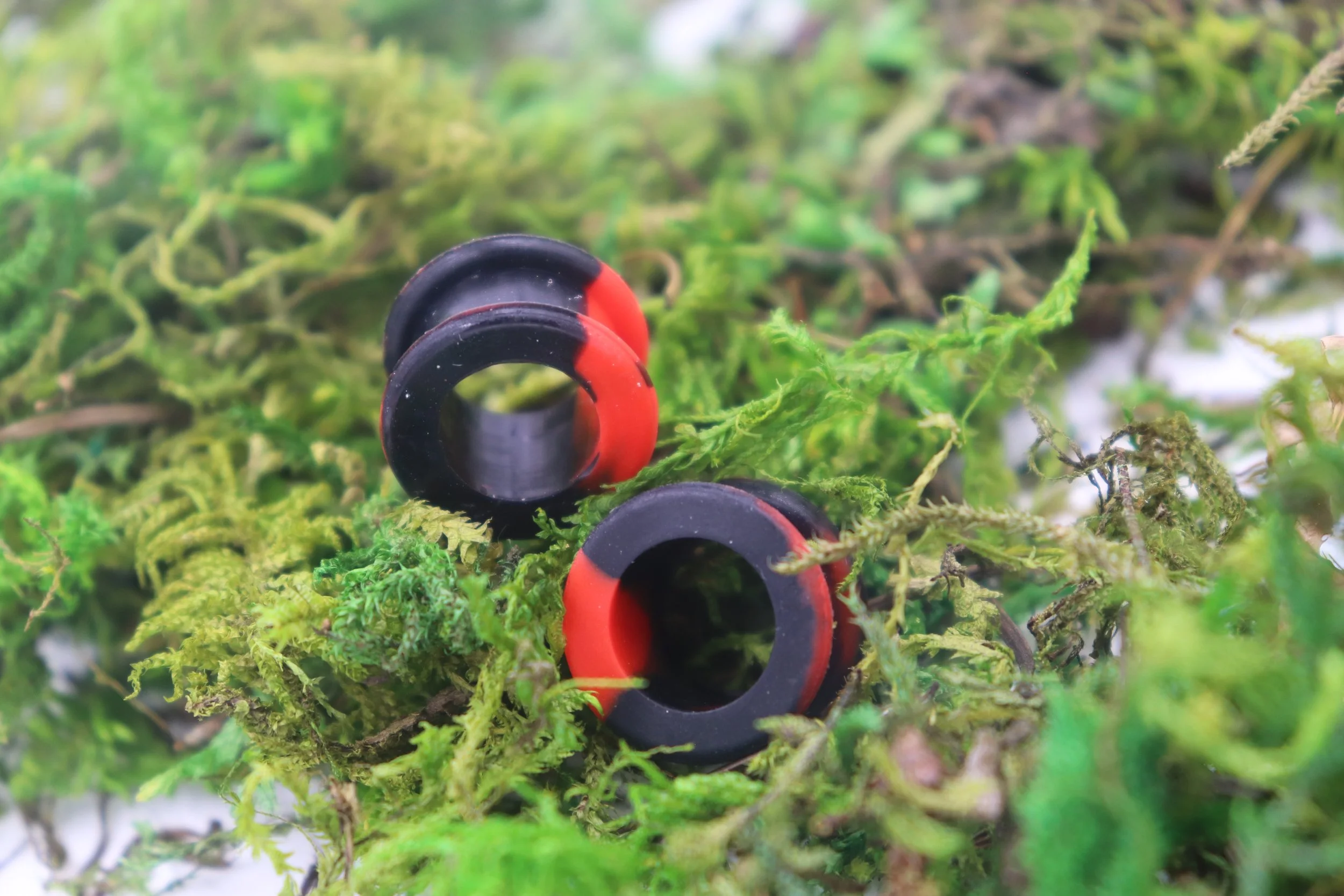Marble Red and Black Silicone