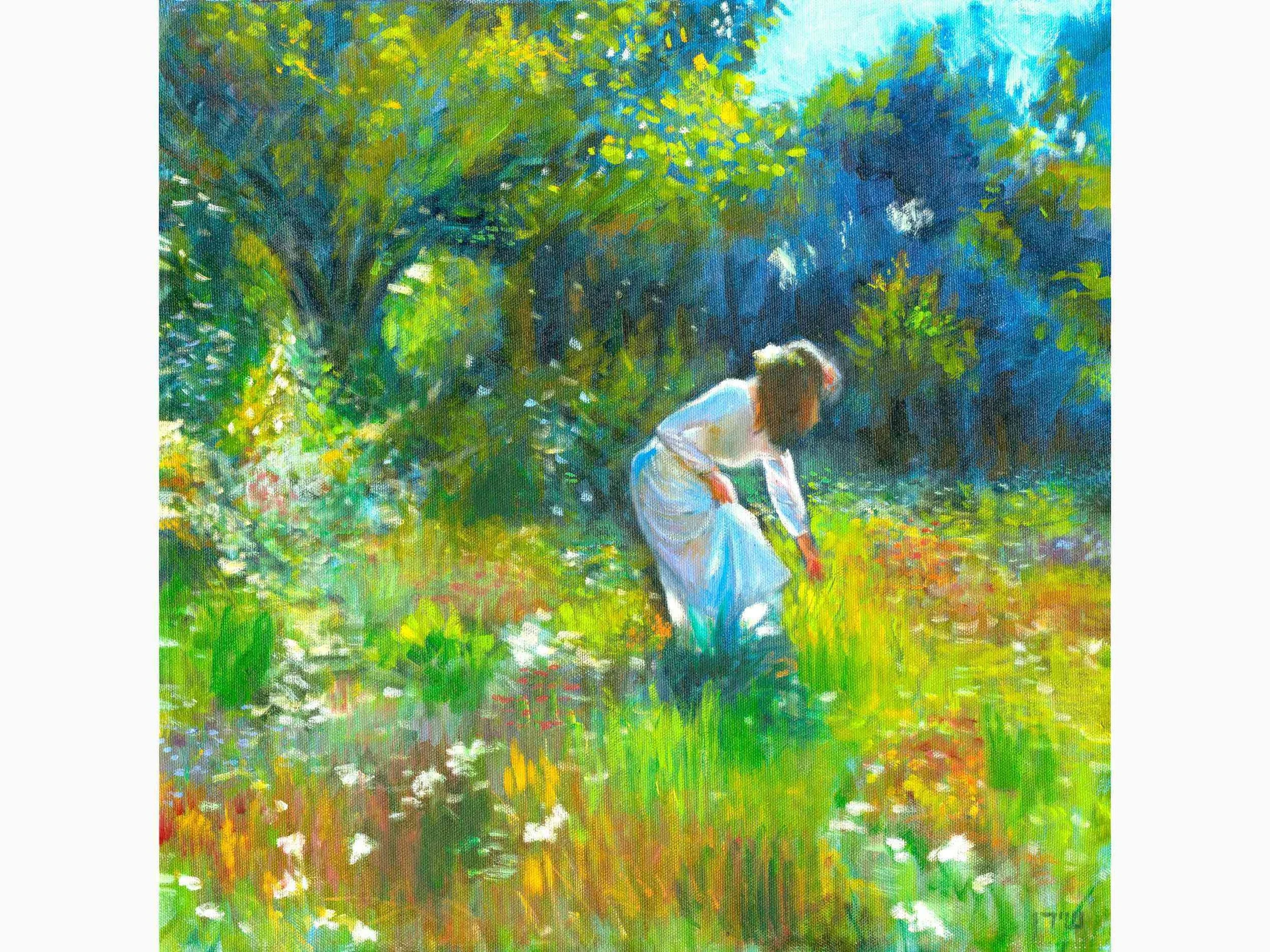  May it Be  
 Oil on canvas  
40 ×40 cm, 2025