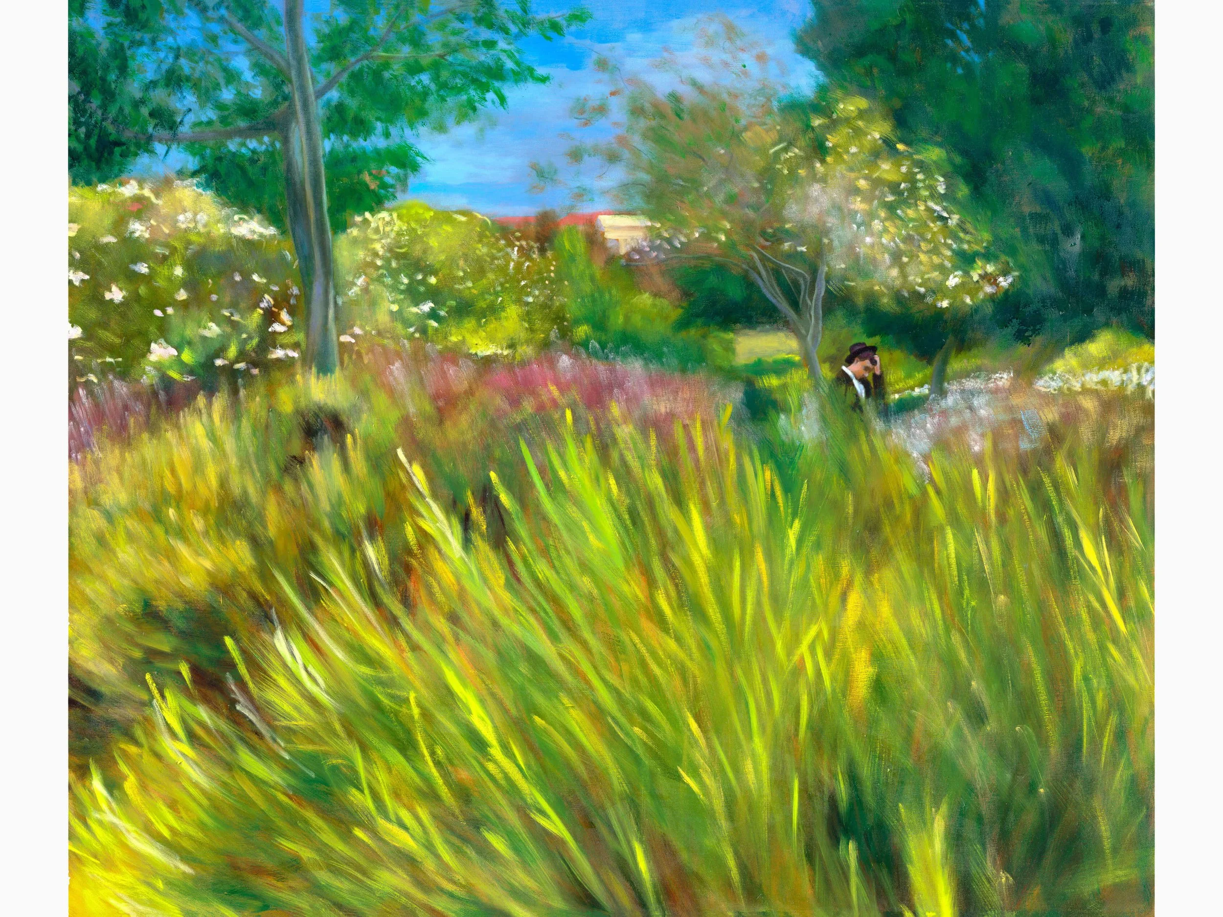  Into the Light of Things  
 Oil on canvas  
100 ×120 cm, 2025