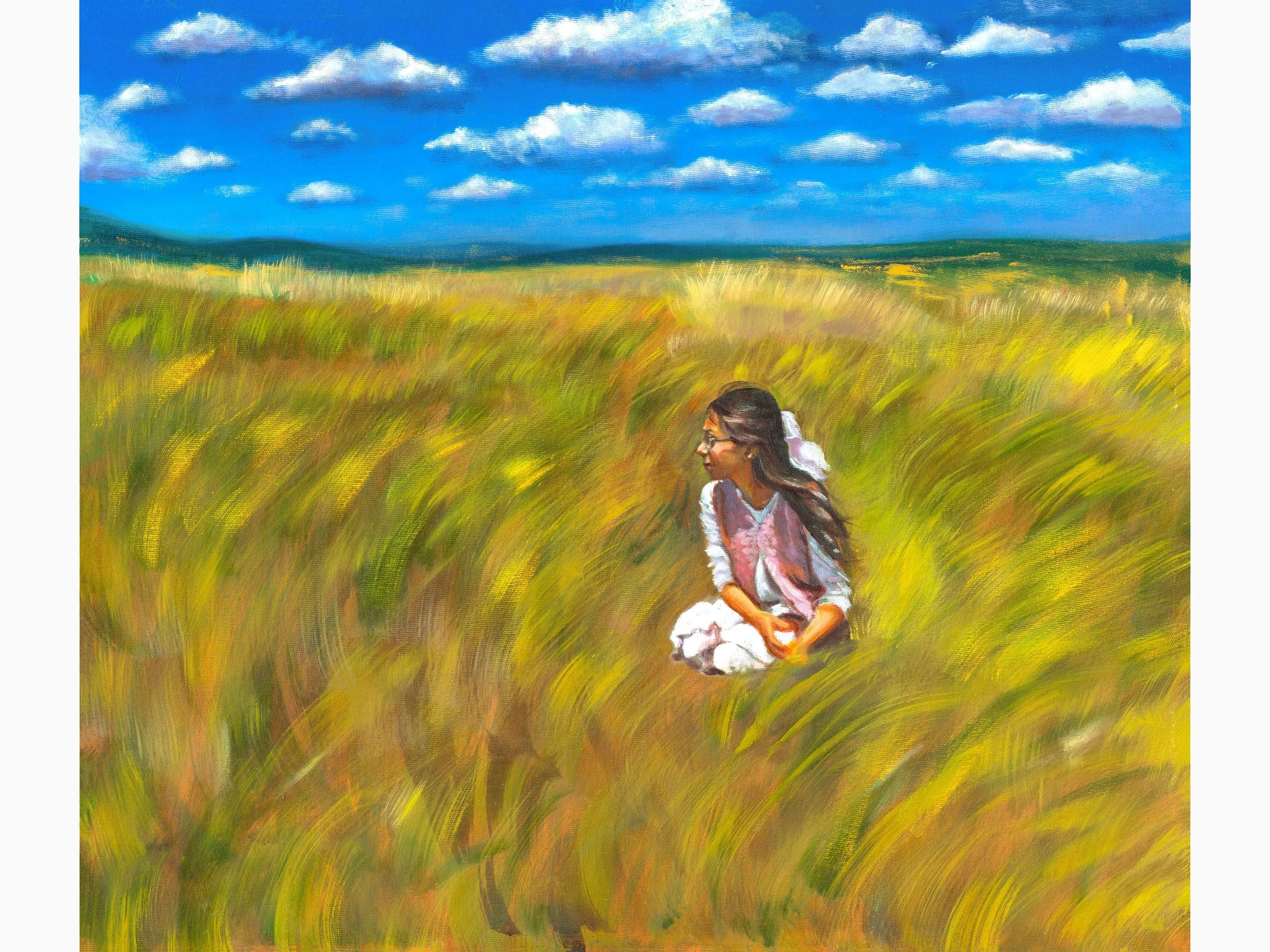  And Know  
 Oil on canvas  
60 × 70 cm, 2025