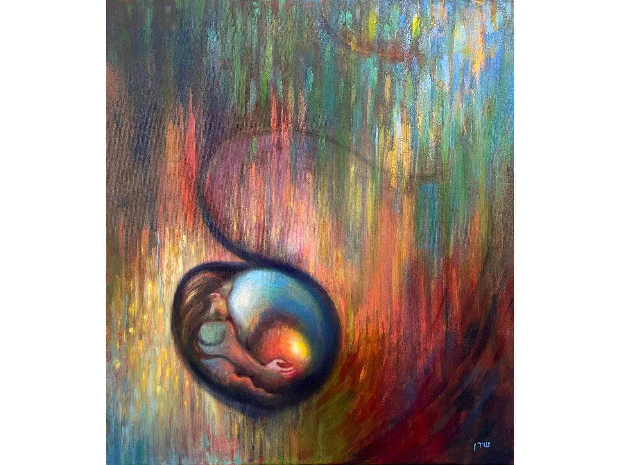  And If It's Over, It's Not the End  
 Oil on canvas  
70 ×60 cm, 2025