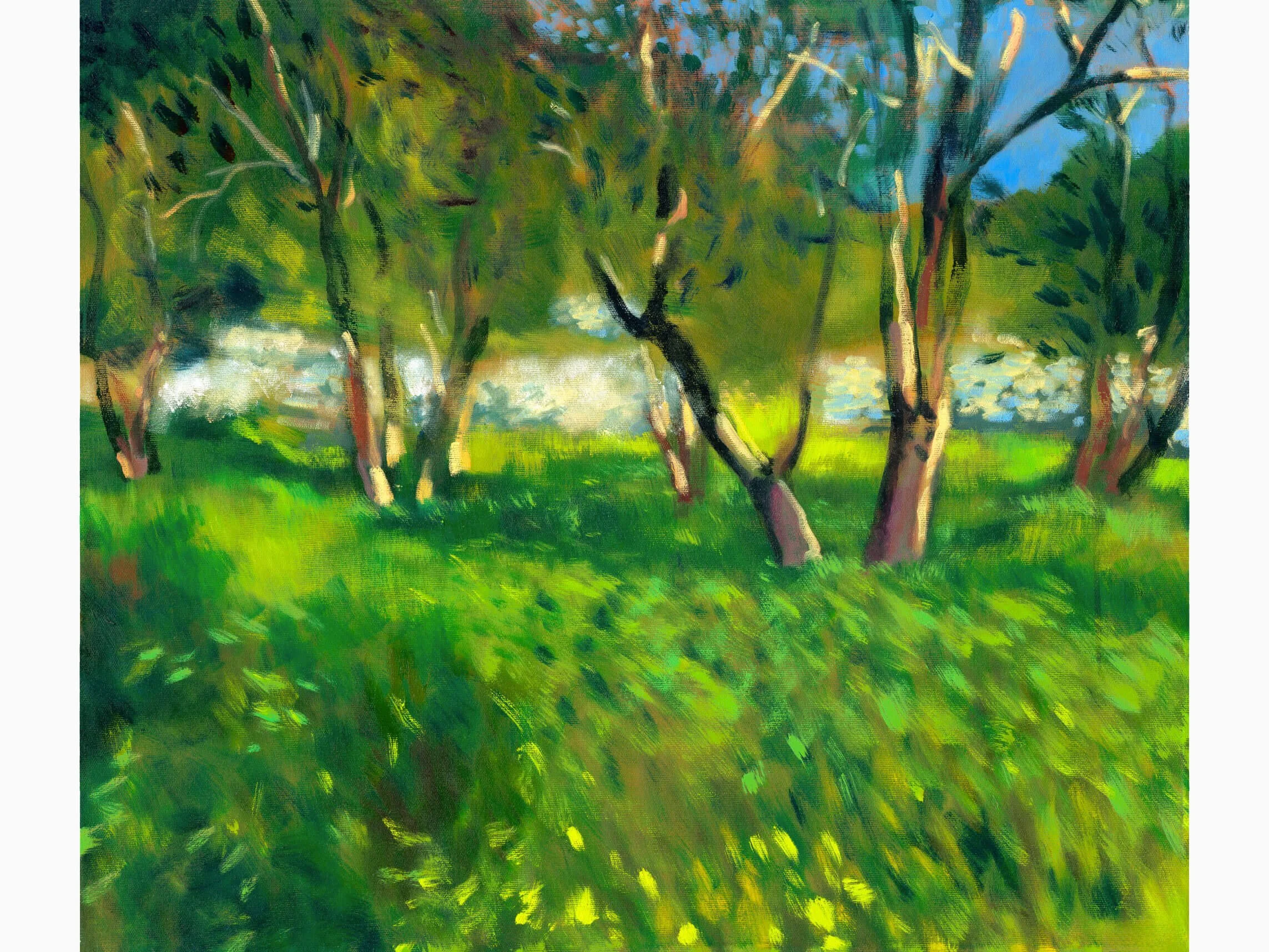  The Wilderness Shall Rejoice  
 Oil on canvas  
60 × 70 cm, 2025