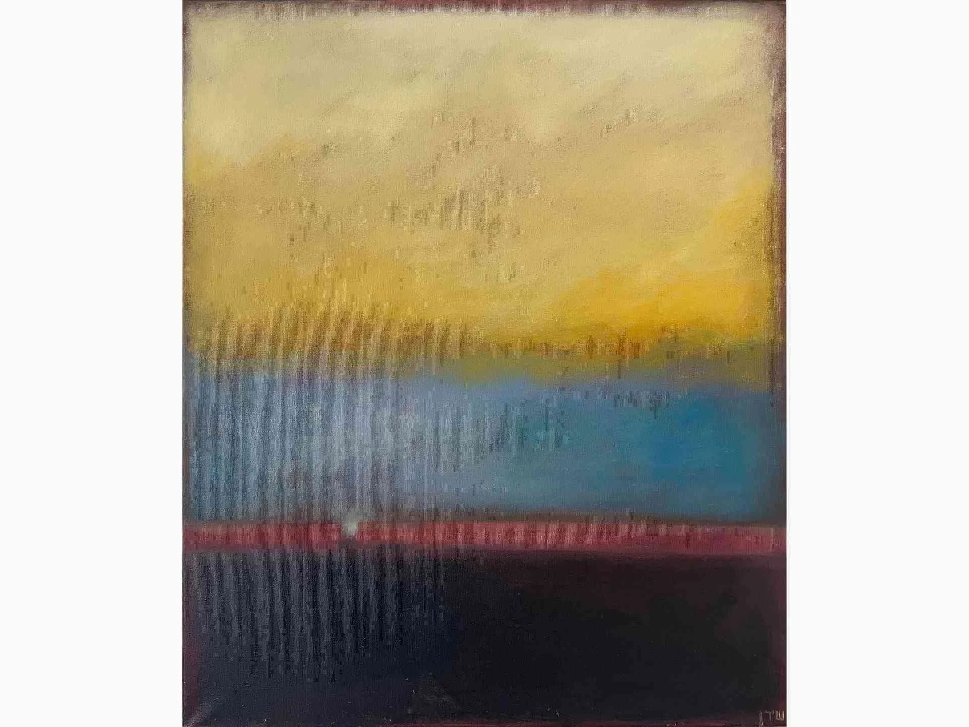  Ascent  
 Oil on canvas  
70 ×60 cm, 2021