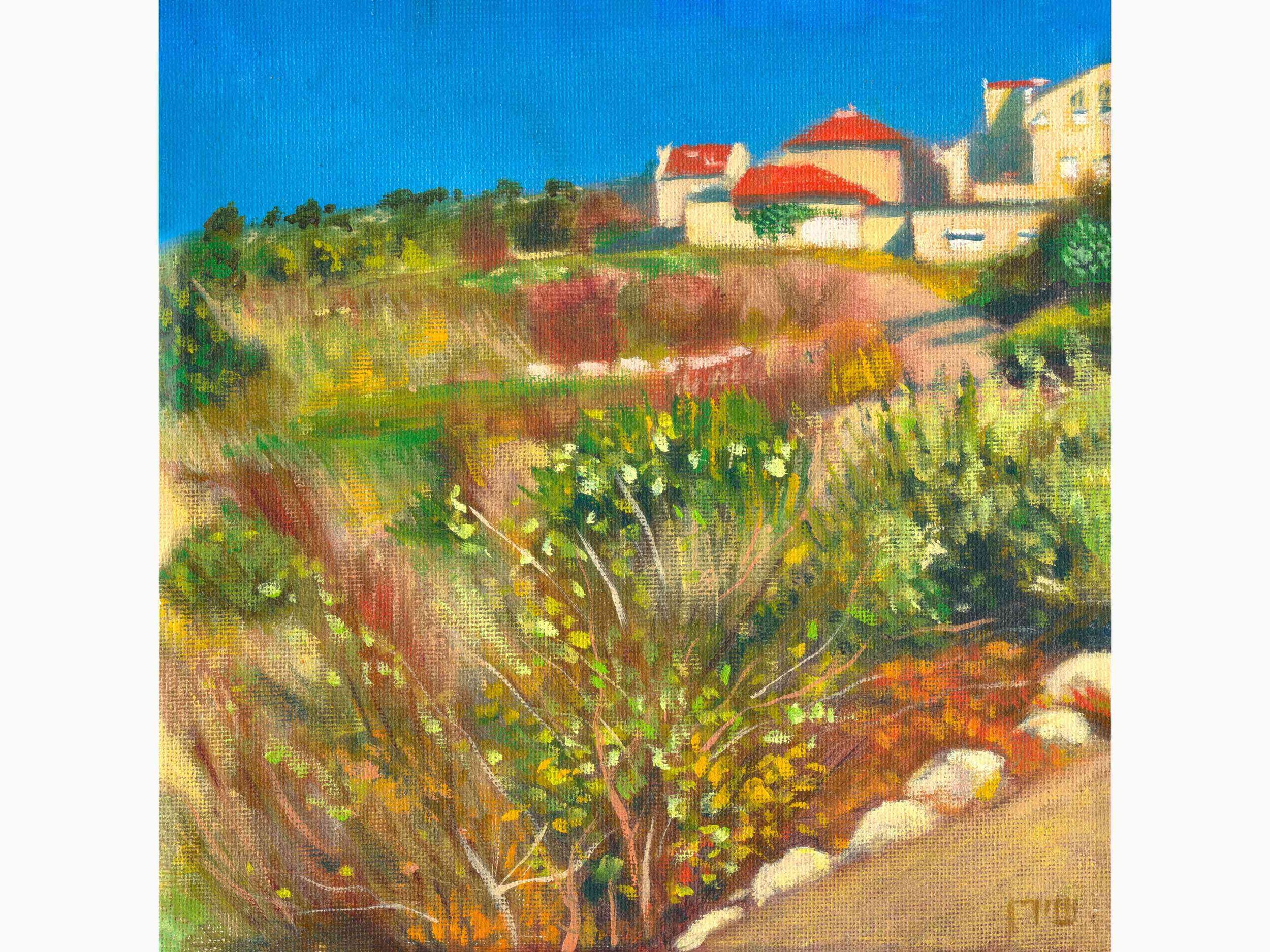  The Path  
 Oil on canvas  
20 ×20 cm, 2023