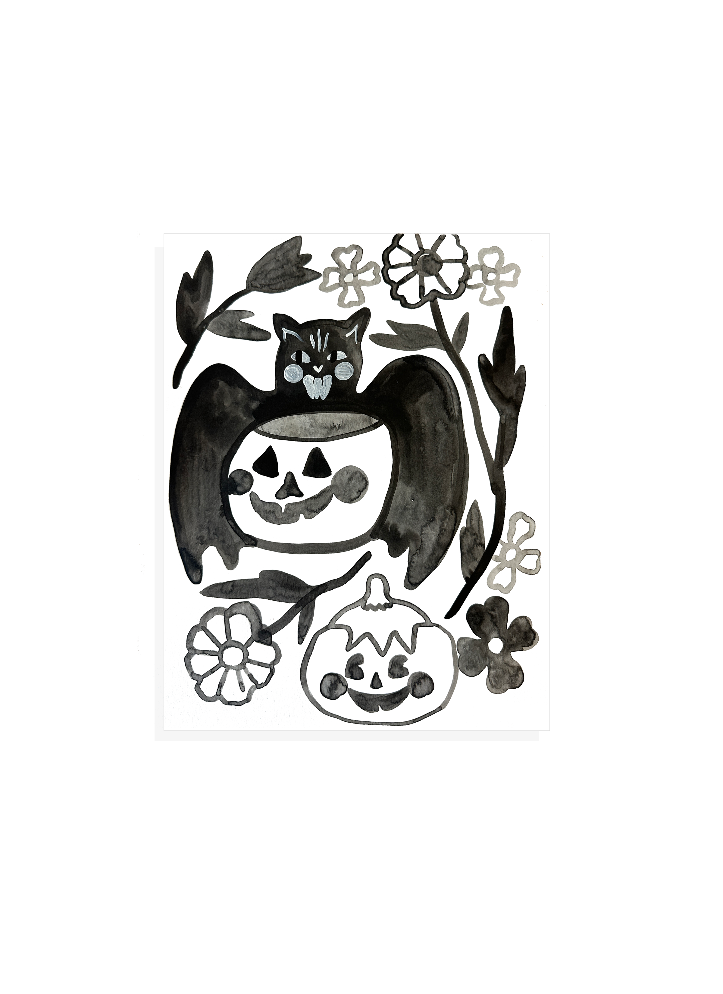 Halloween Still Life #1 Painting