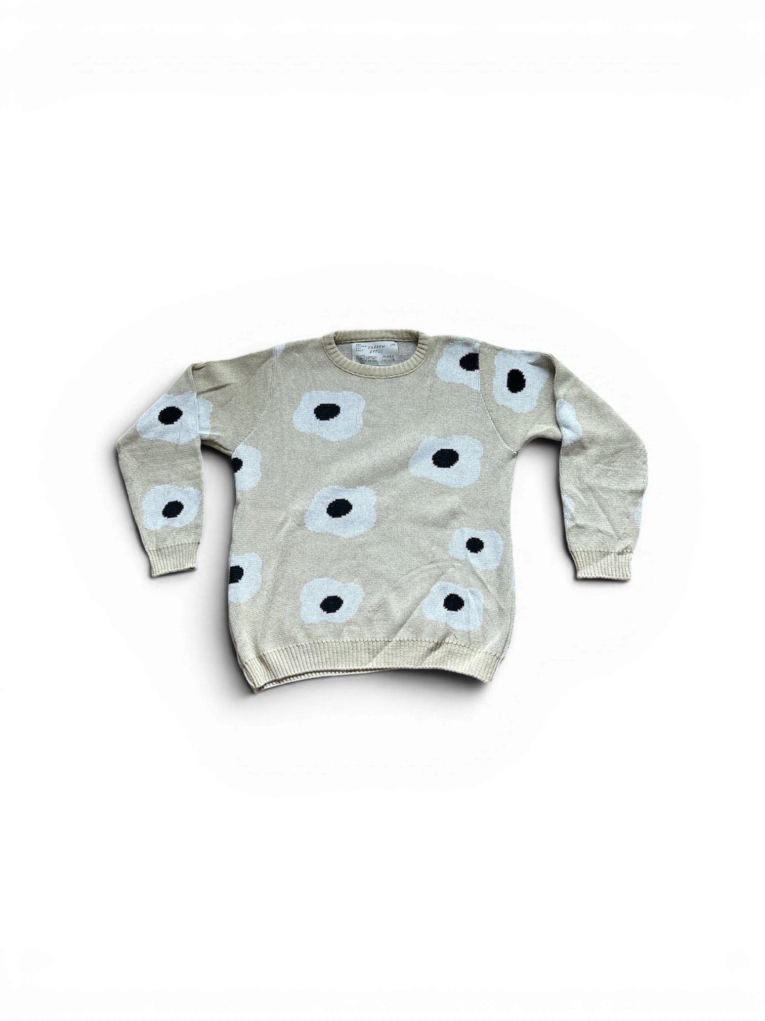 Egg Flower Knit Sweater