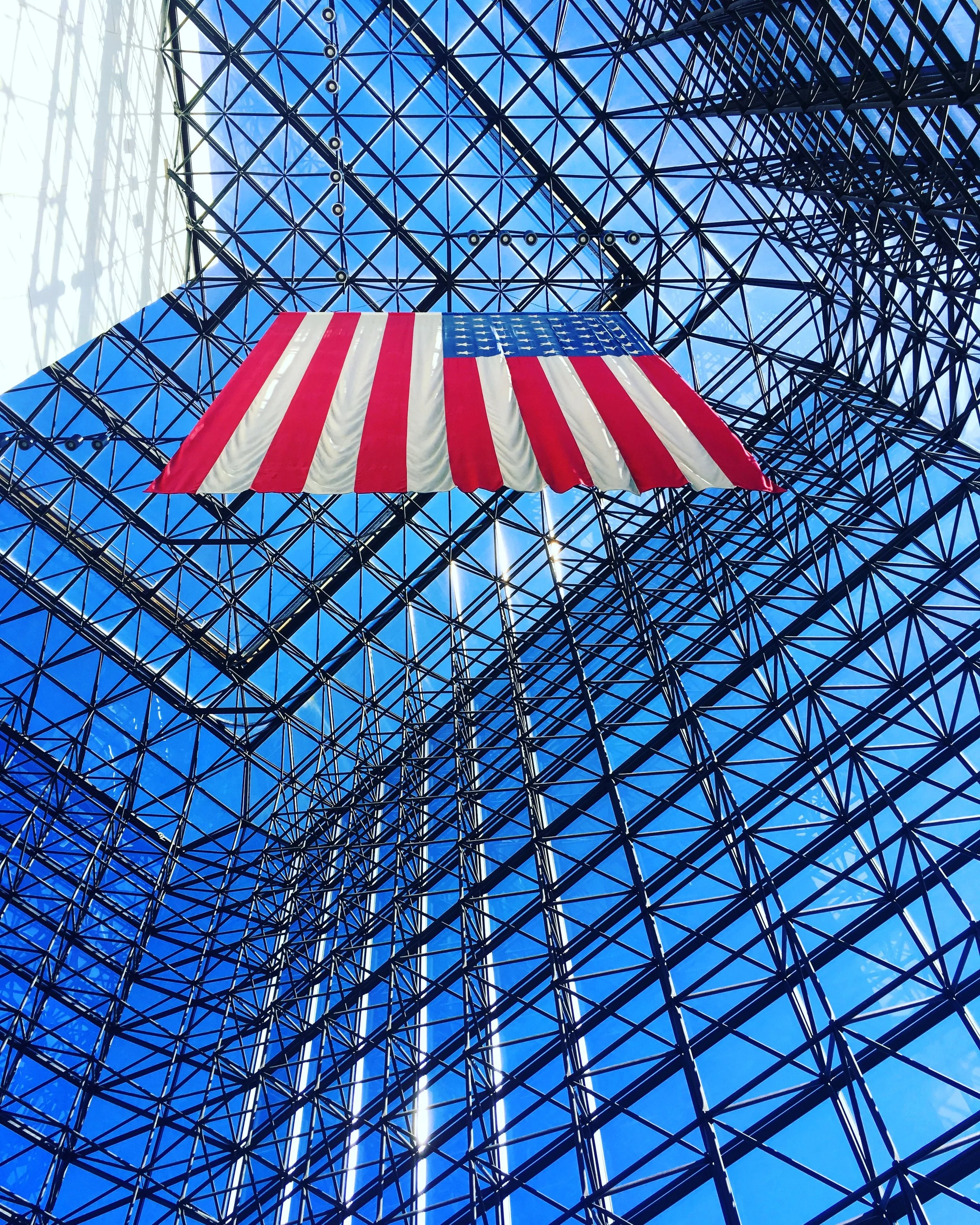 Picture of American Flag at JFK Library and Museum