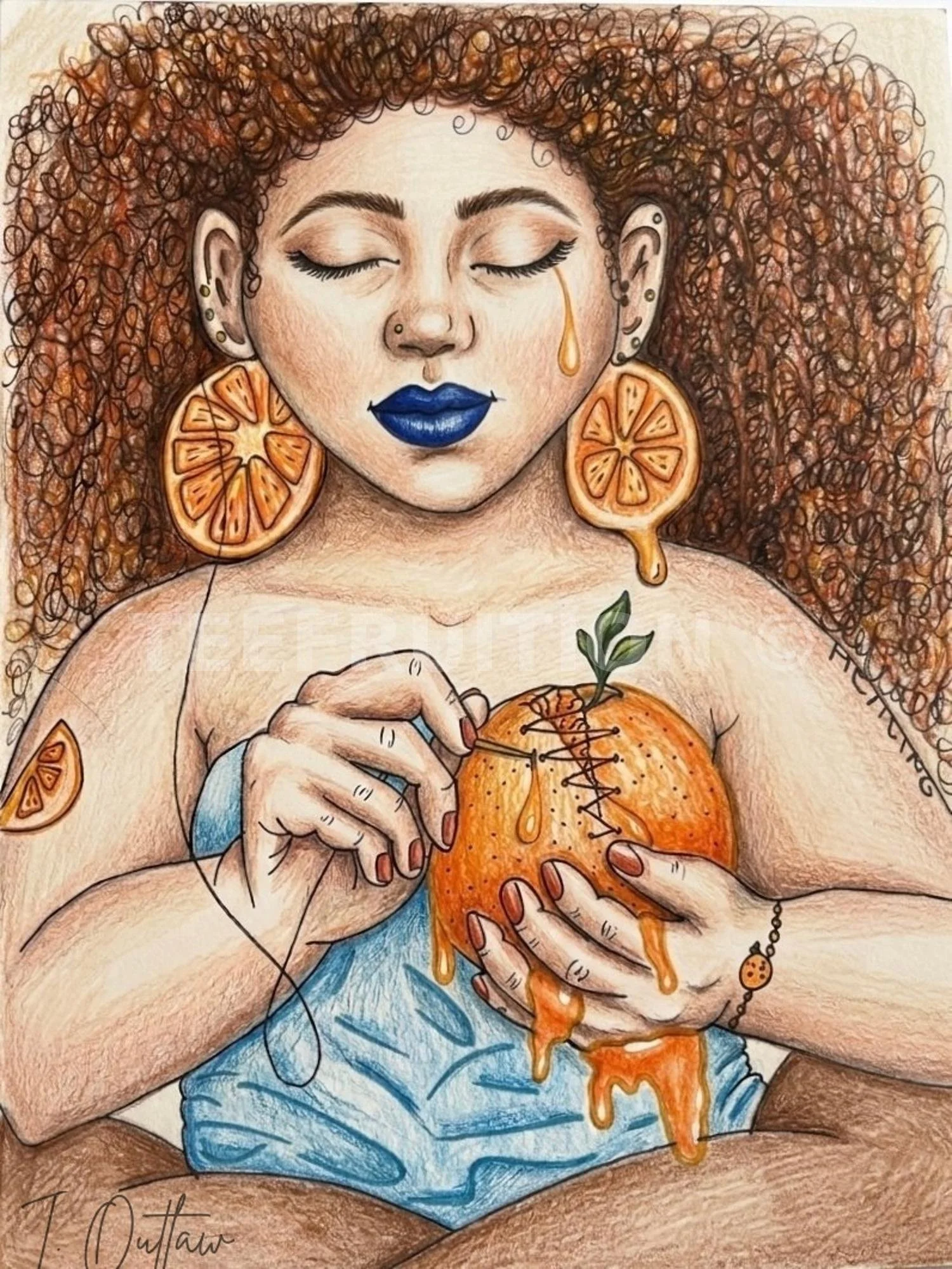 Orange Healing- Fruit of the Woman Series