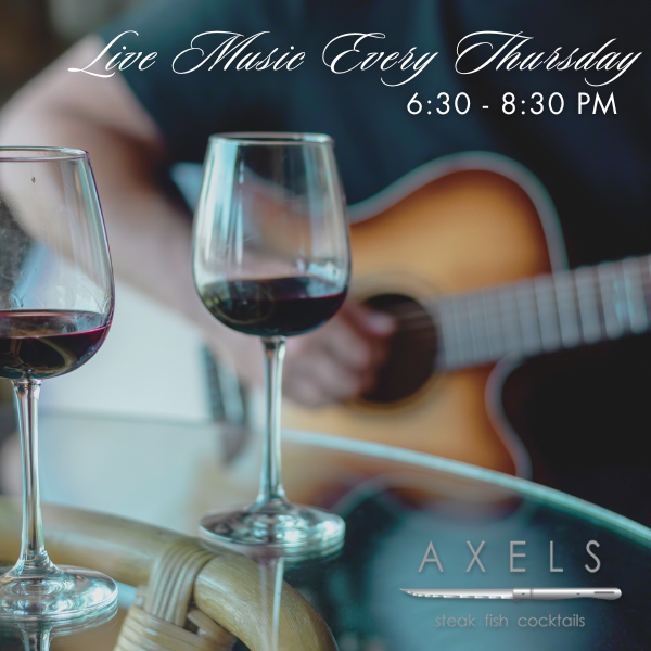 Live music at Axels Roseville every Thursday in Roseville Minnesota