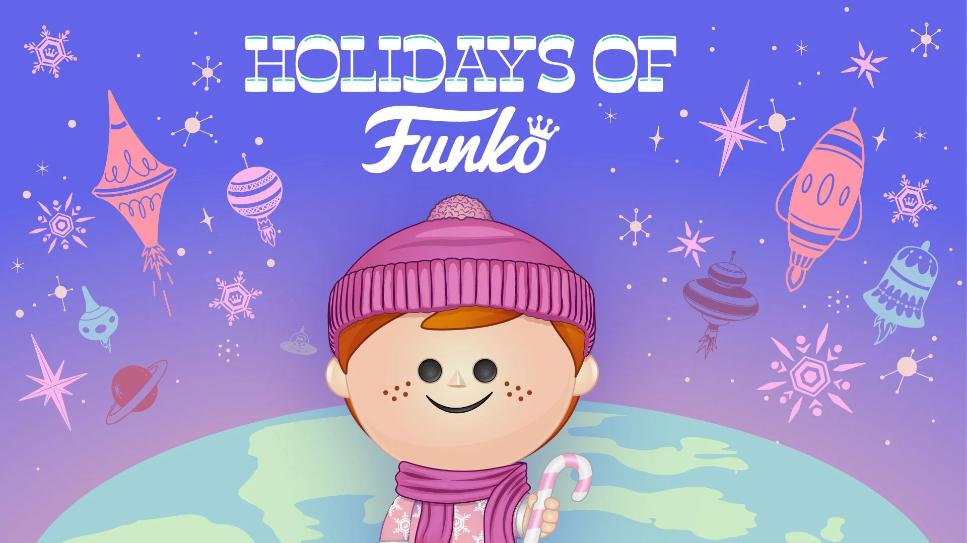 Holidays of Funko Digital Banner