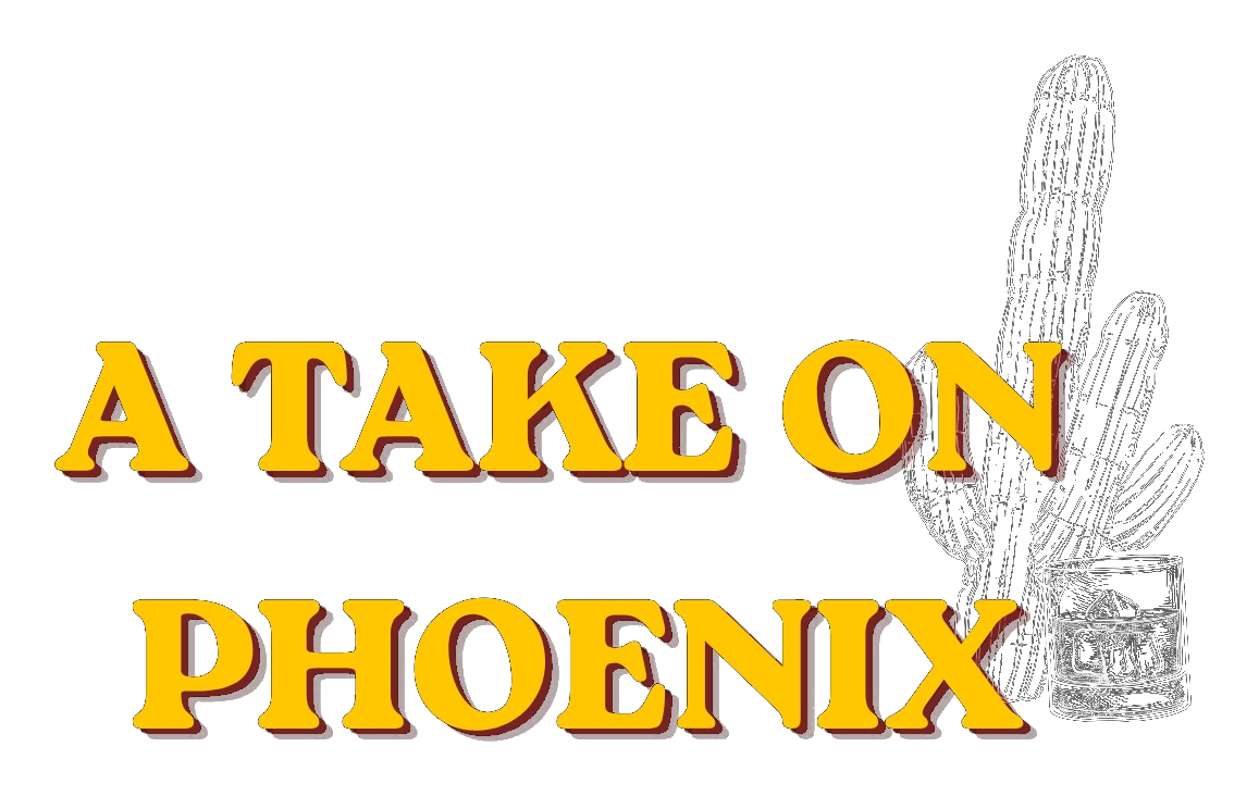 a take on phoenix cactus whiskey glass logo