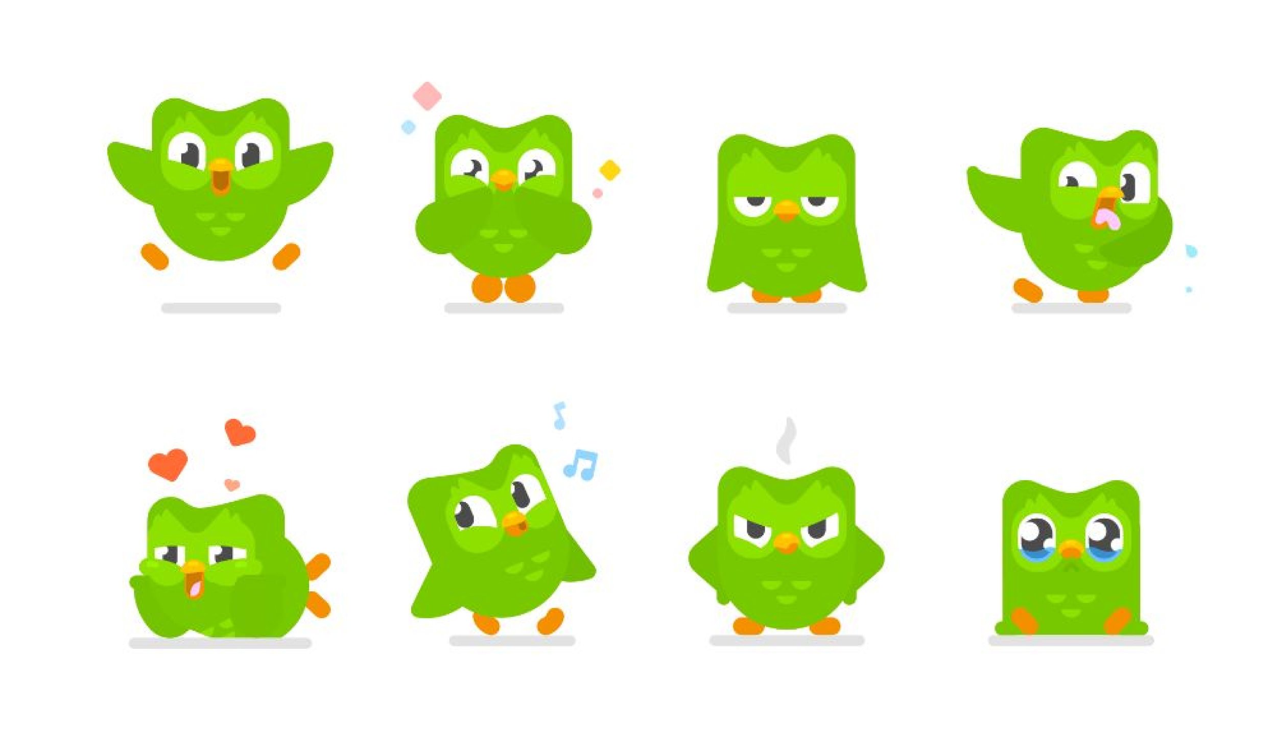 green bird