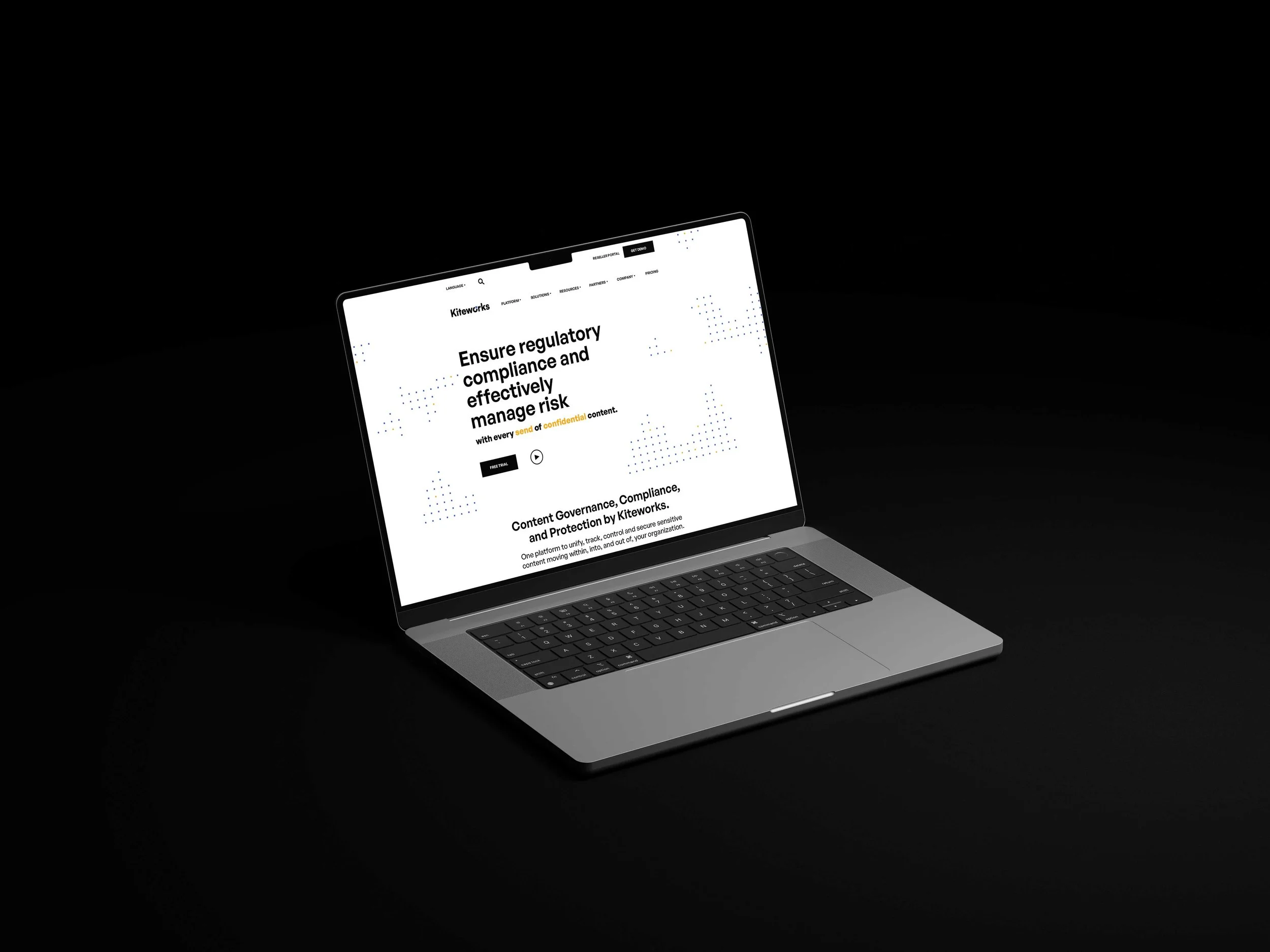 kiteworks 2021 website design