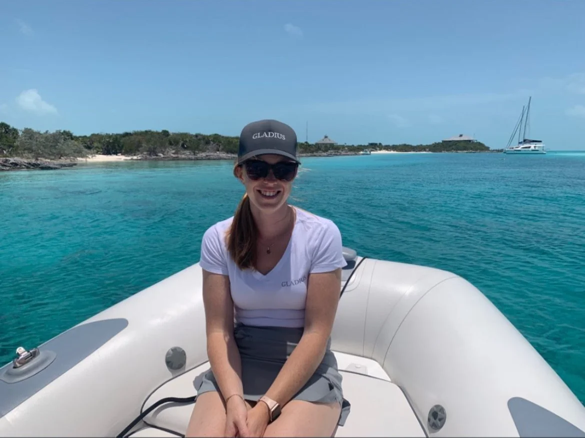 Female yacht crew member on superyacht, women's health and hormone support for yachties