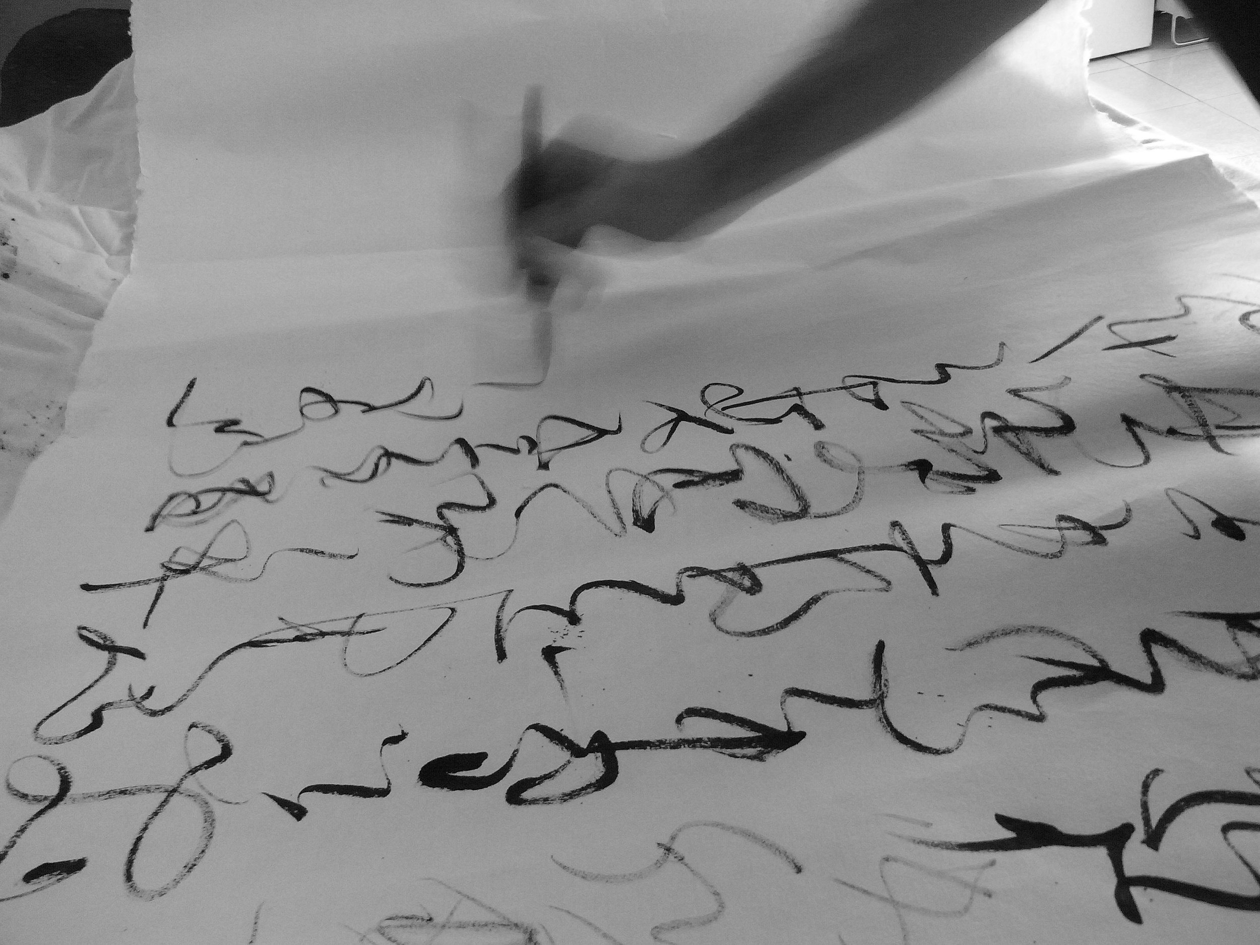 Kevin-Brown-Calligraphy-Blue-Cat-R0020157.JPG