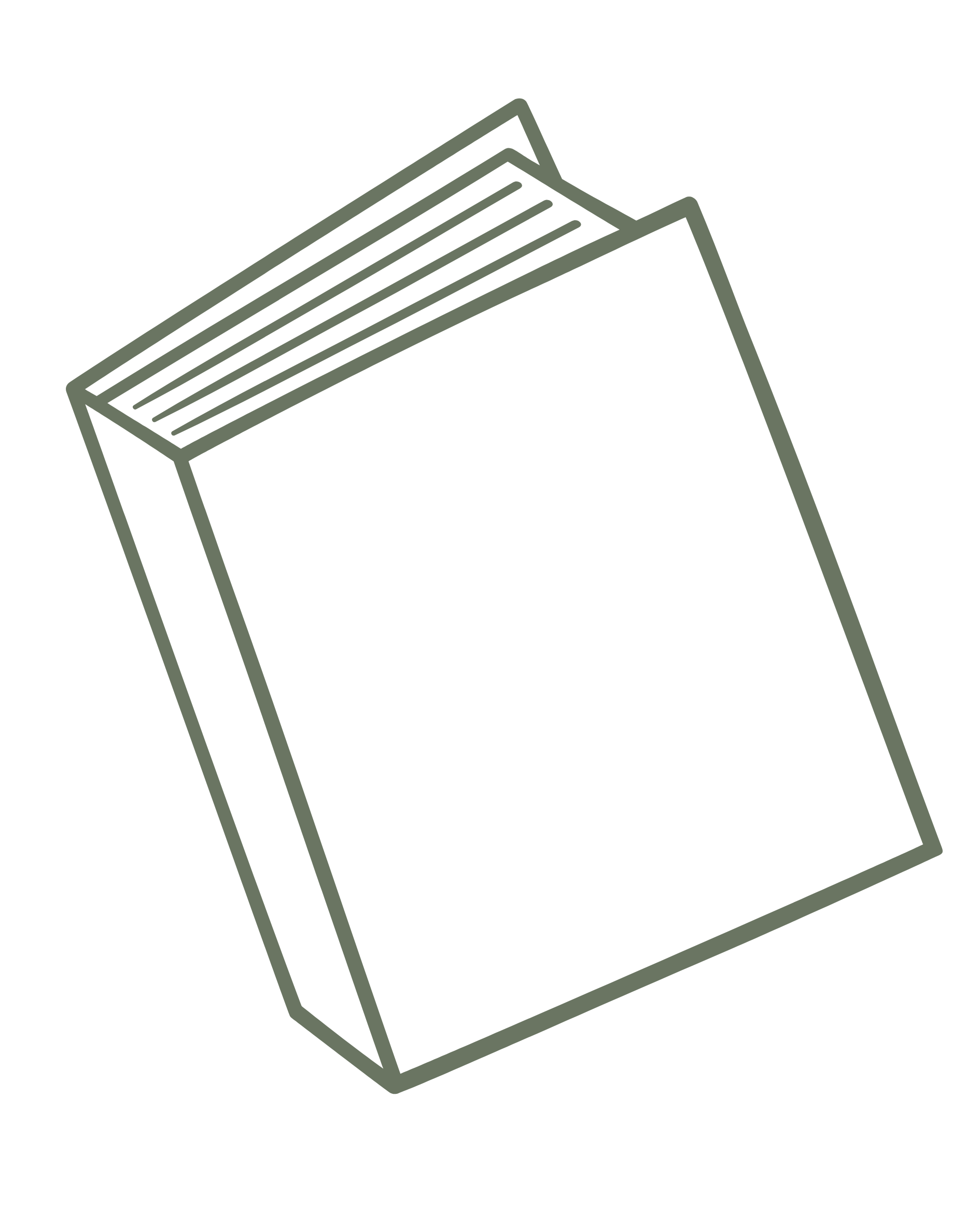 Outline drawing of a deck of playing cards on a black background.