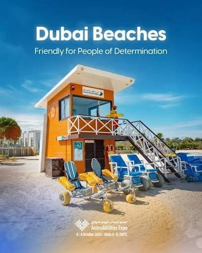 Jumeirah Beach 2 in Dubai. Accessible and inclusive beach