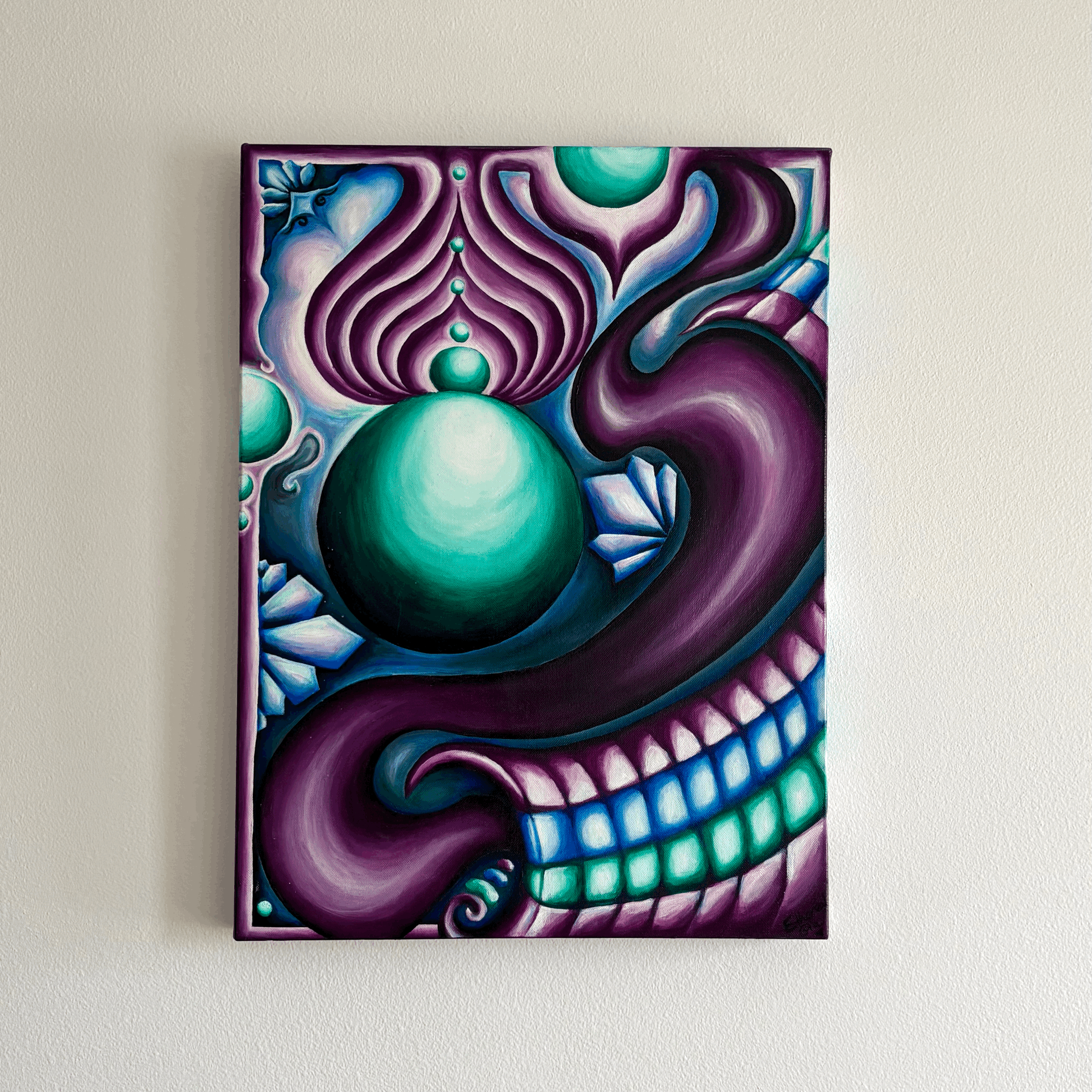 Abstract Acrylic Painting