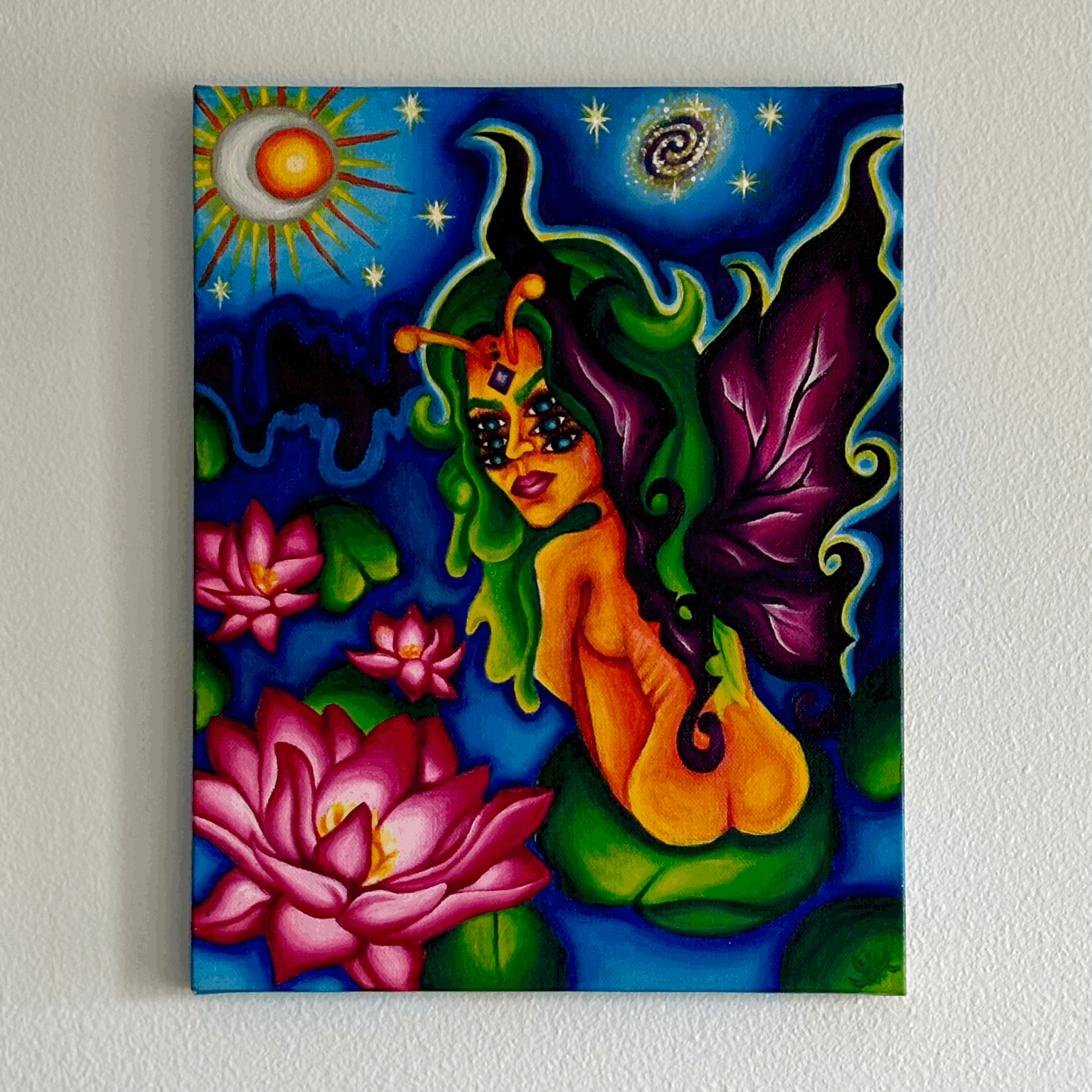Giclee - Abstract Acrylic Fairy Painting