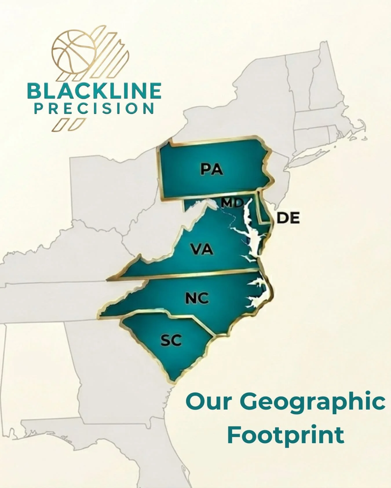 Focused reach. Reliable rosters. 

Our footprint from PA to SC is where we&rsquo;re currently staffed and ready to impact the game. We only operate where we have the professional depth to back it up.