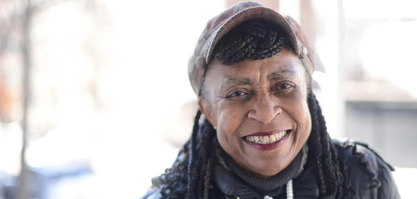Senior woman smiling