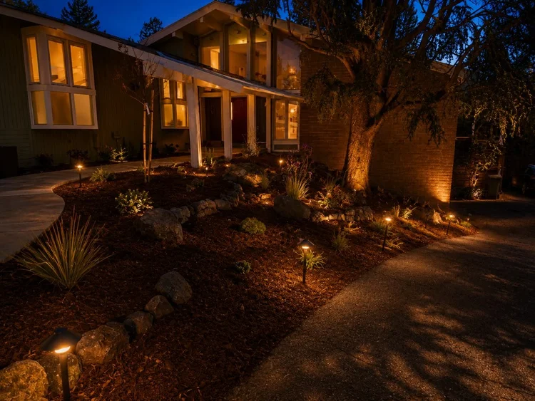 San Ramon Front & Side Yard Transformation landscape project