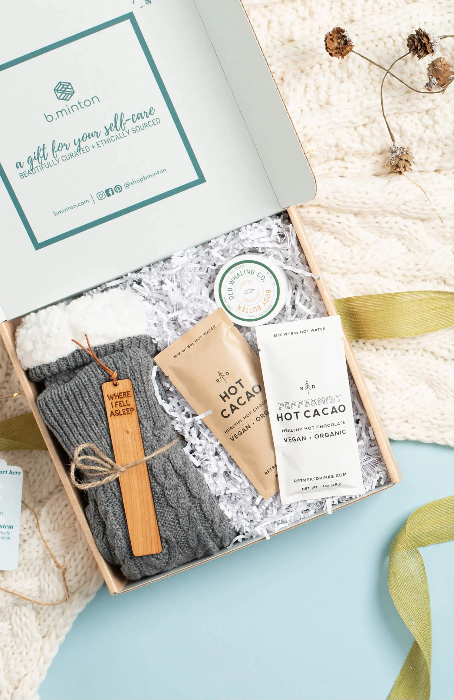 Winter Gift Box Styled Instagram