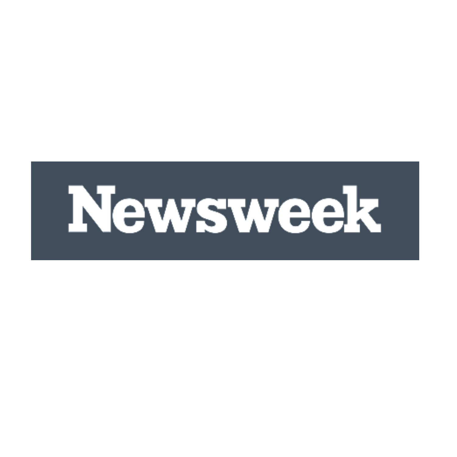 Newsweek logo on black background