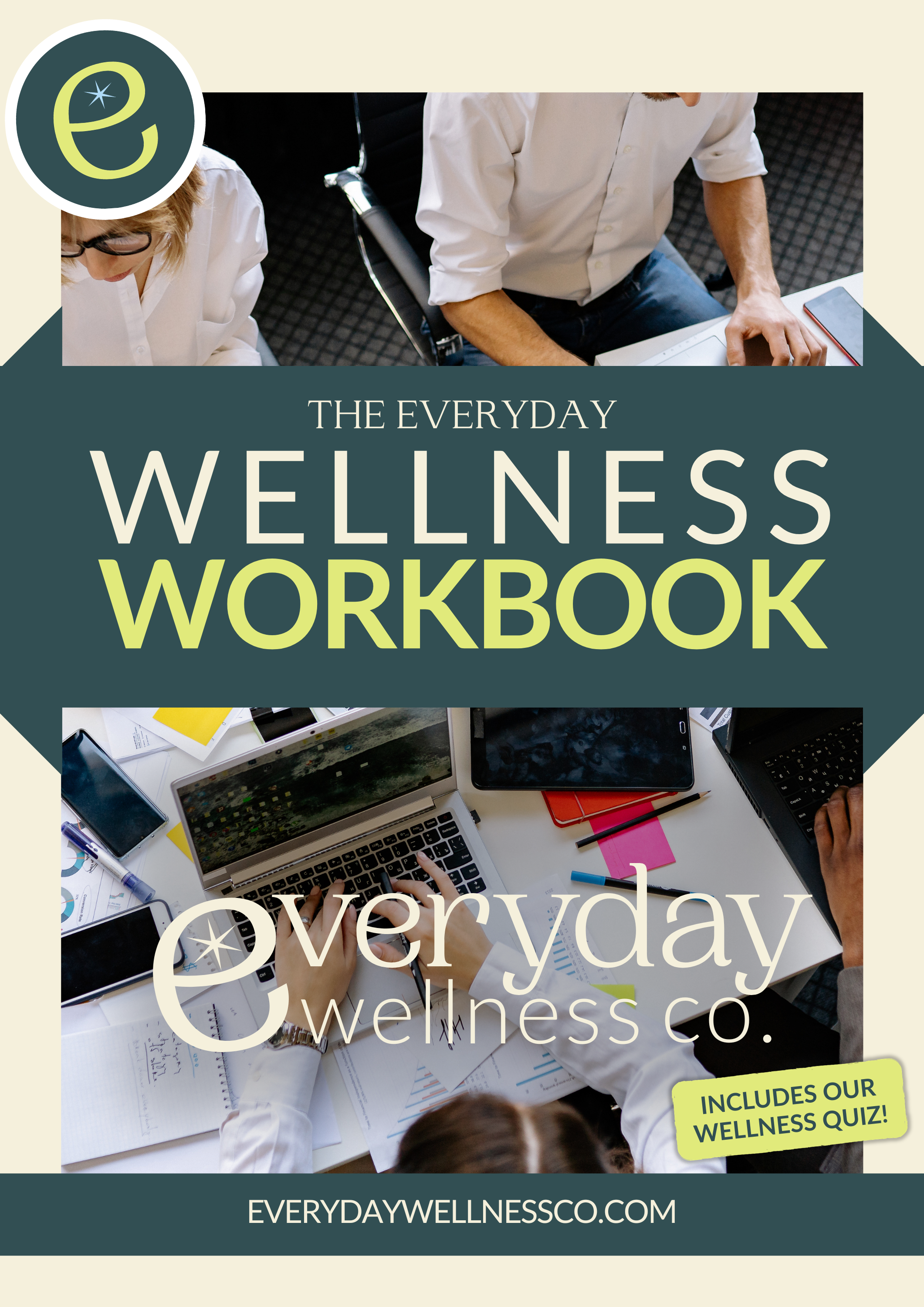 The Everyday Wellness Workbook — Printable Self-Care & Goal-Setting Journal (Instant Digital Download, PDF)