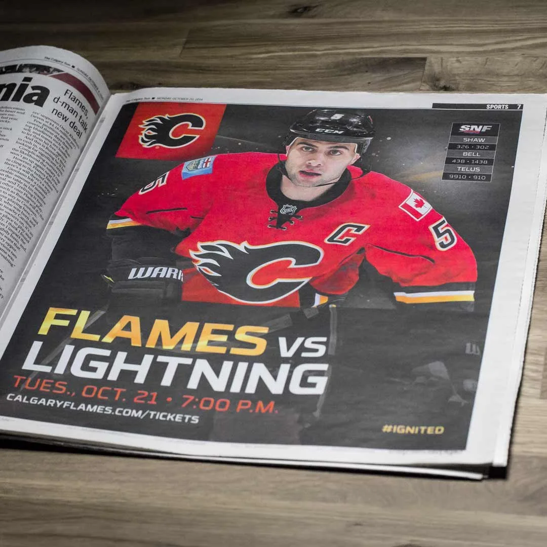 Calgary Flames: 2014 Season Creative & Advertising