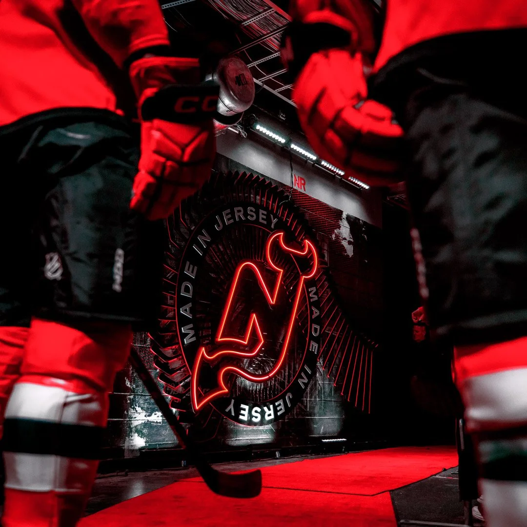 New Jersey Devils: Player Tunnel Experience — Art Direction (Production: RISE)