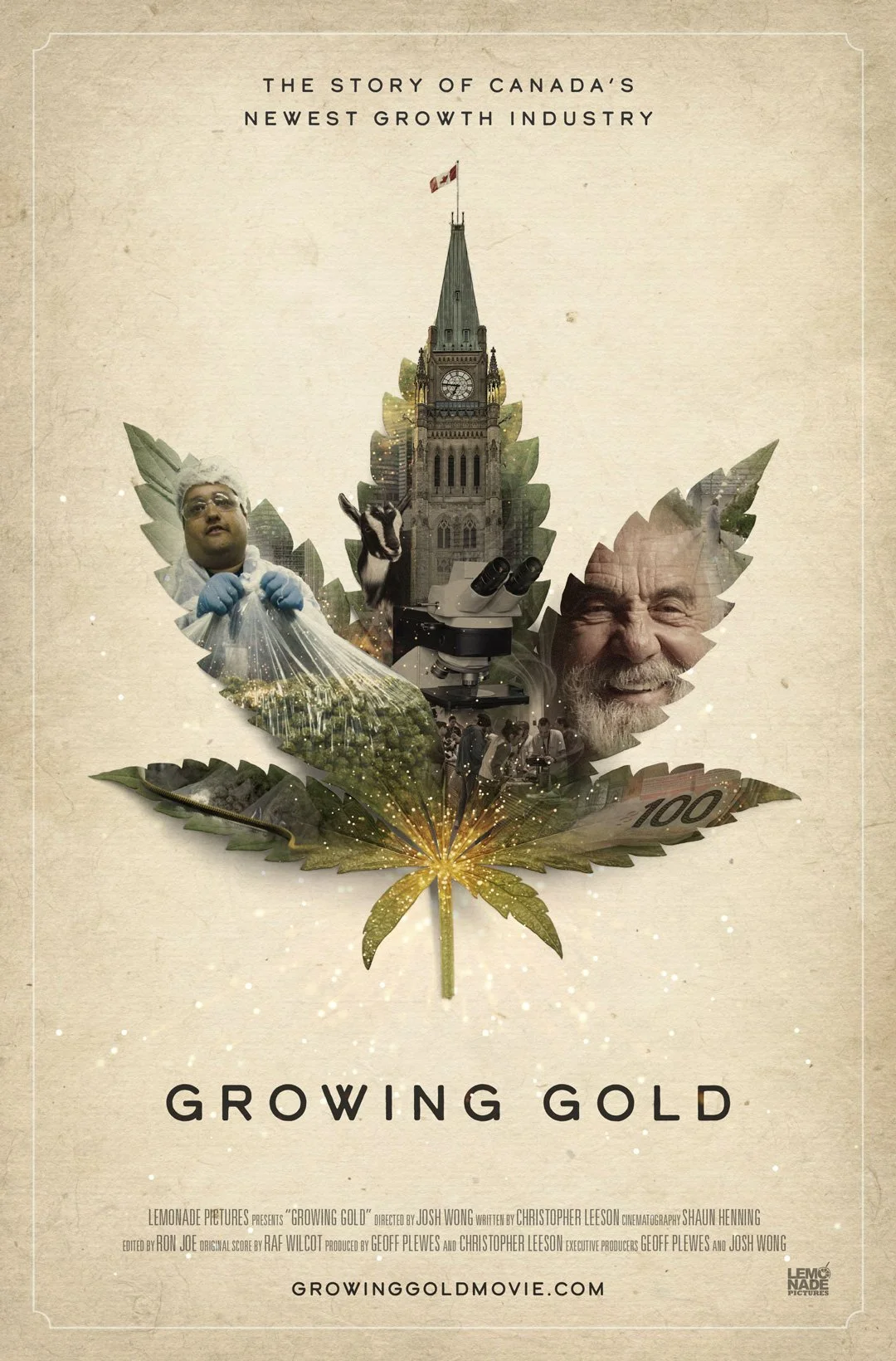 Growing Gold: Film Poster (2020) — Creative Direction & Design (Agency: Lemonade Pictures)