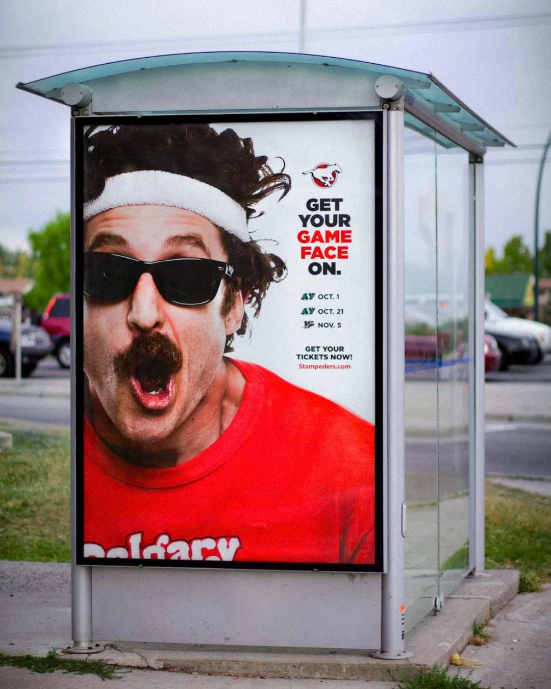 Calgary Stampeders: 2011 "Game Face" Campaign Creative & OOH Advertising (feat. me)