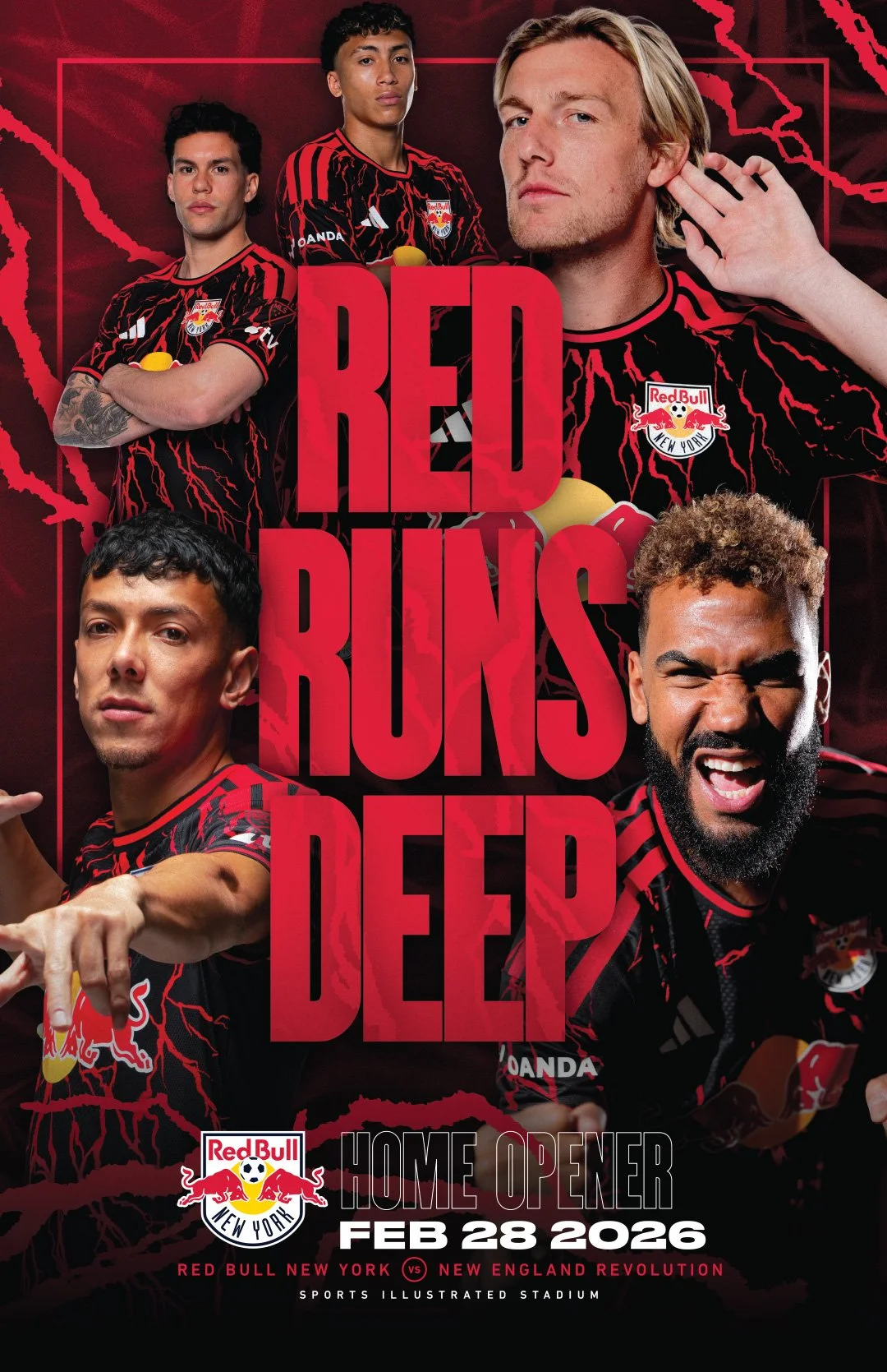 Red Bull New York: 2026 Home Opener Poster — Design