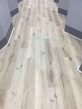 commercial vinyl plank flooring new install