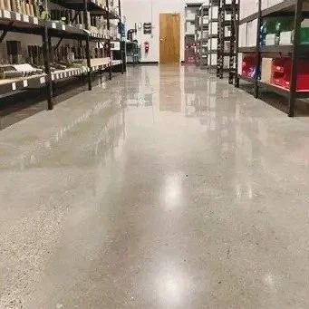 tri cities commercial warehouse with new polished concrete