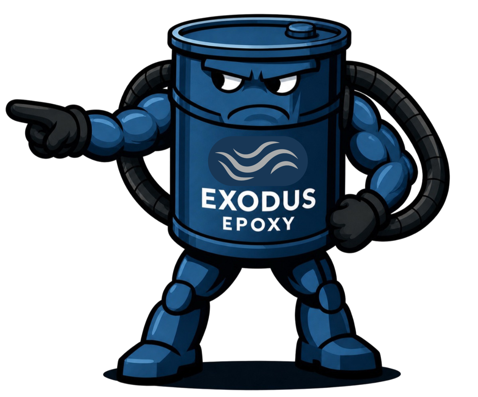 exodus epoxy mascot tuff tank pointing