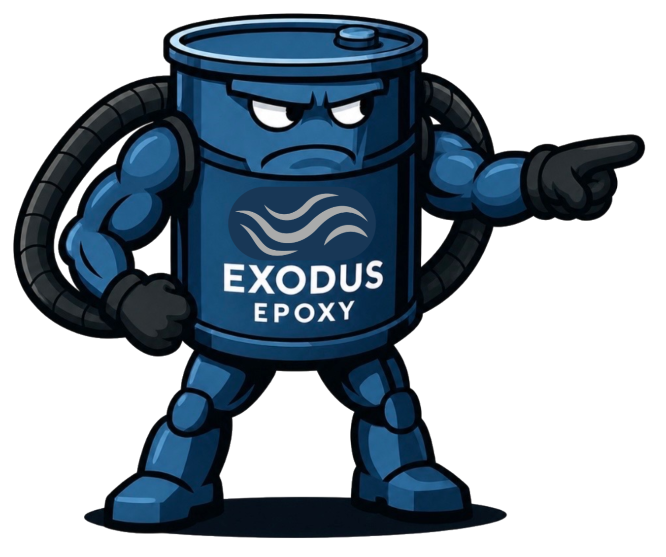 exodus epoxy mascot tuff tank pointing